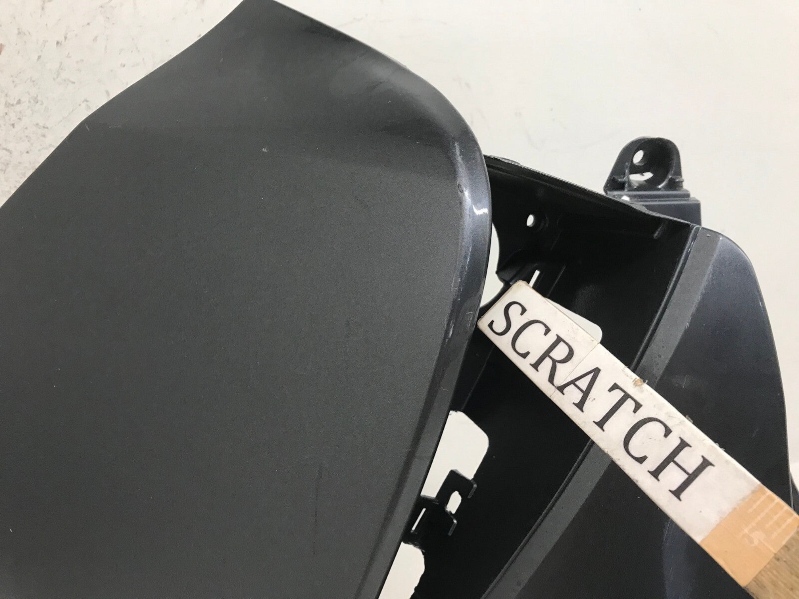 Rear Bumper Cover Gray Toyota Prius Two Three Four 16-18 w/Sensor Holes OEM