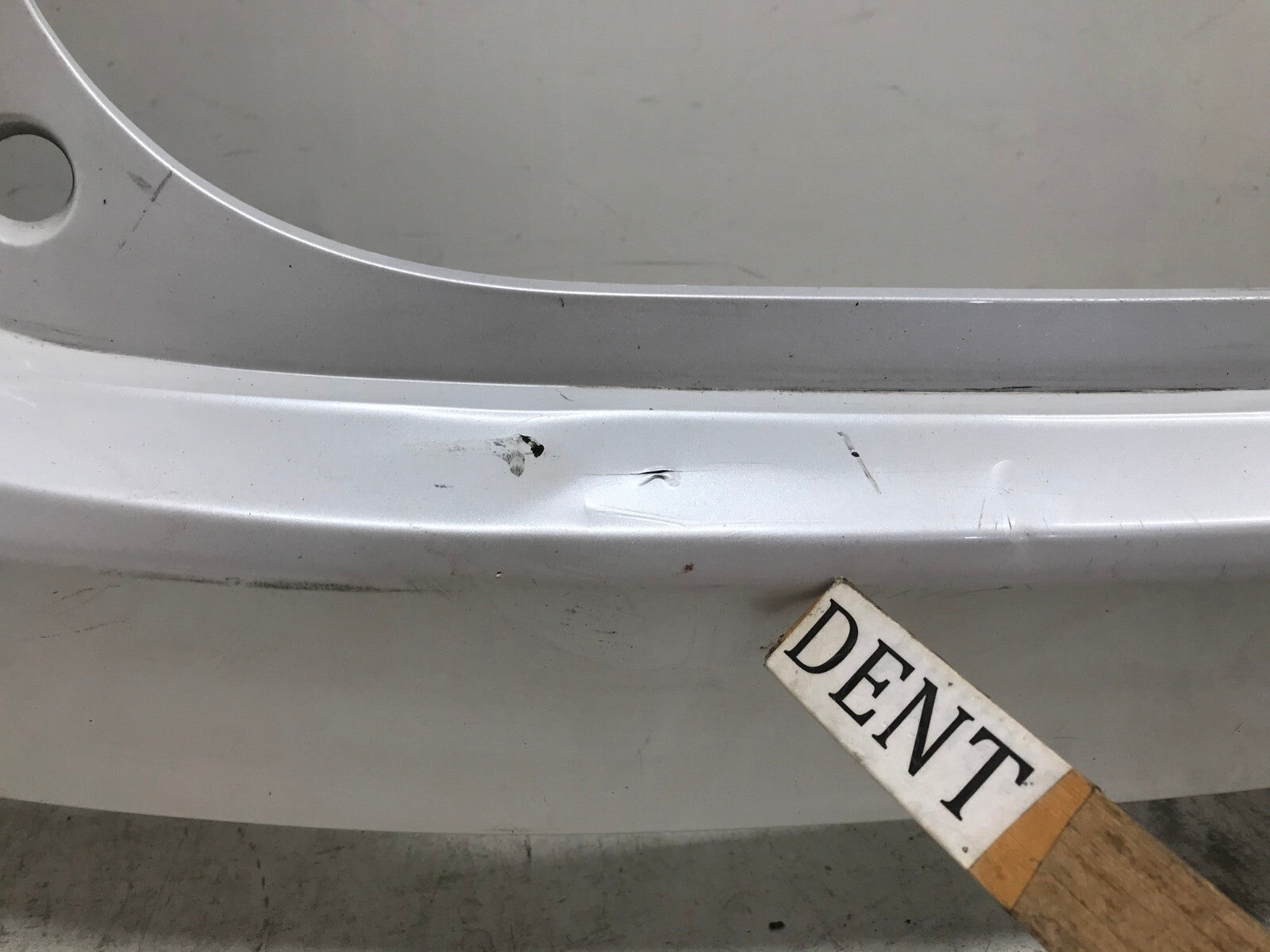 Rear Bumper Cover White 2015-2017 Lexus NX300h/NX200T Base w/Sensor Holes OEM