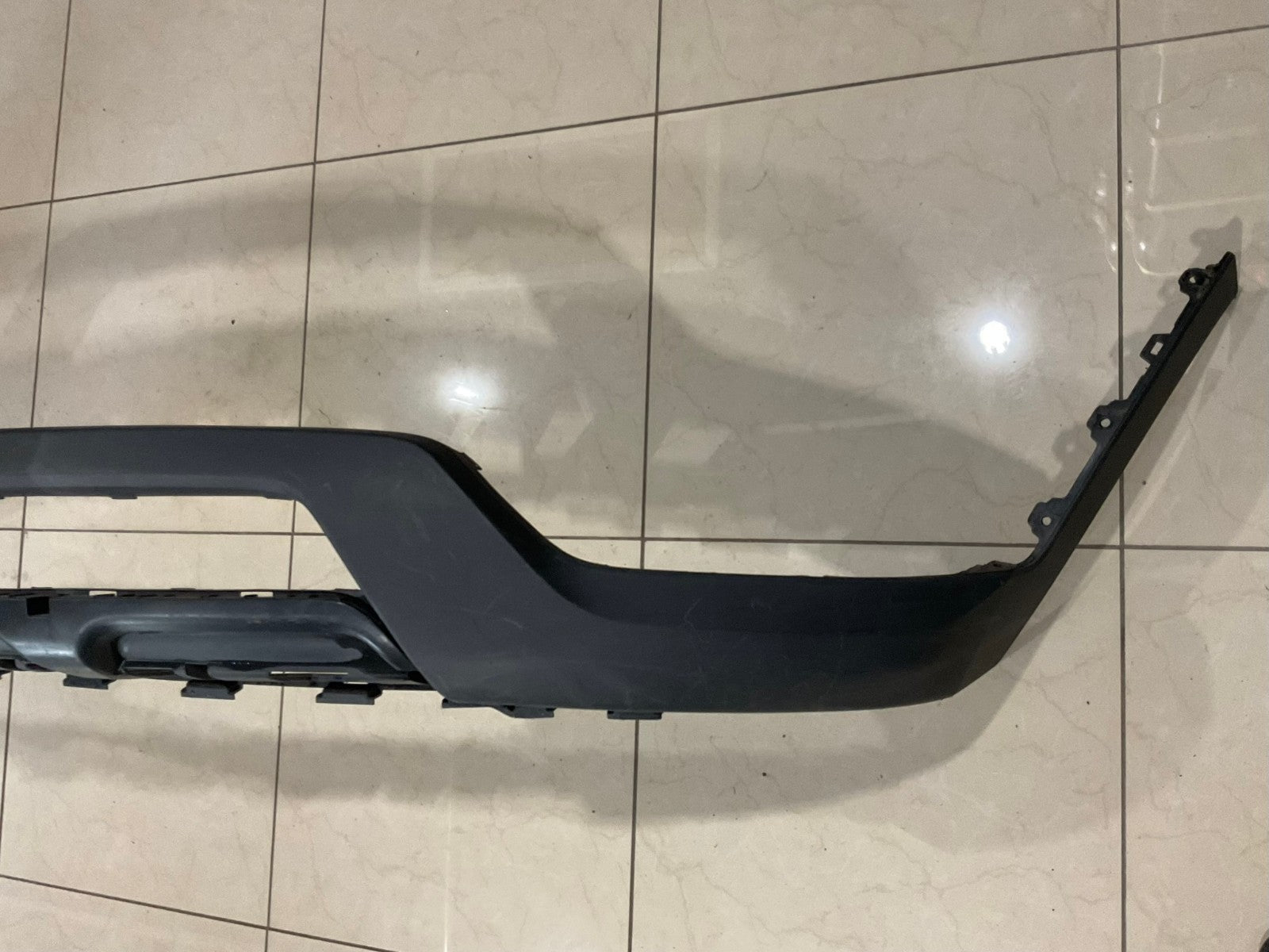 Front Lower Bumper Cover Black 2013 2016 Hyundai Santa Fe Sport 86512+4Z000 OEM