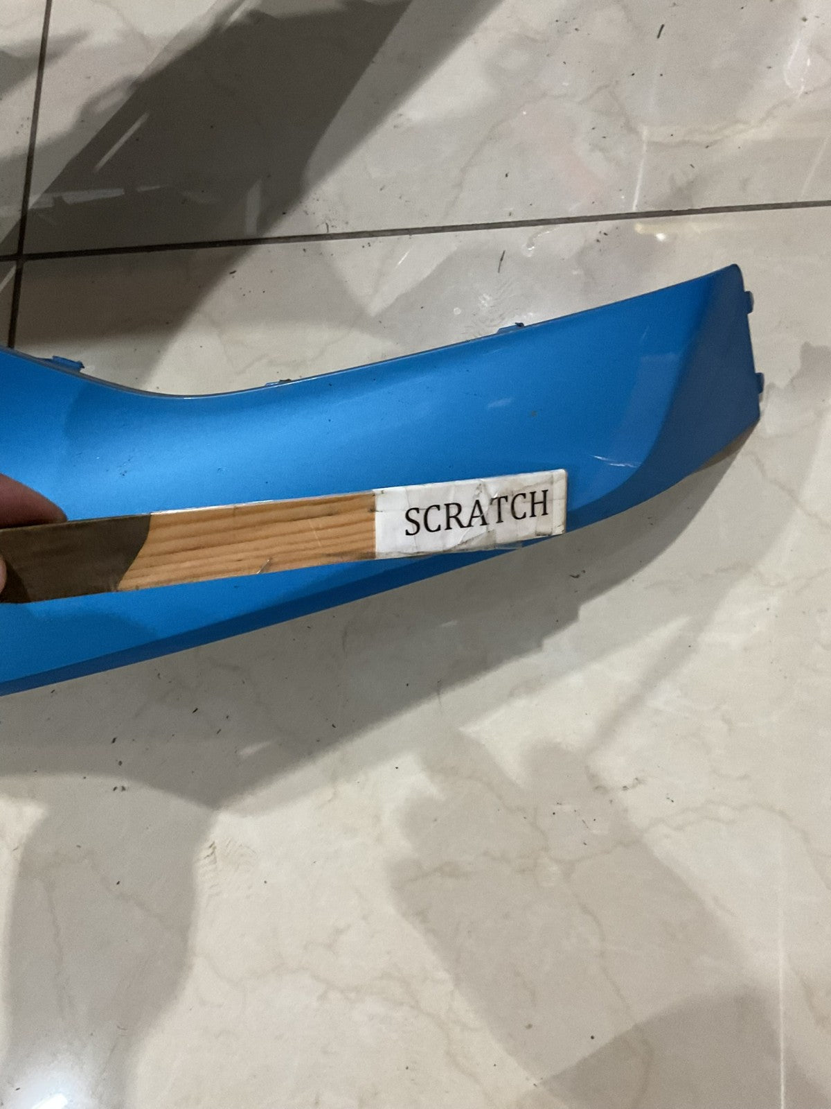 Front Upper Bumper Cover Blue 2018-2020 Hyundai Kona SE SEL 86511+j9000 OEM