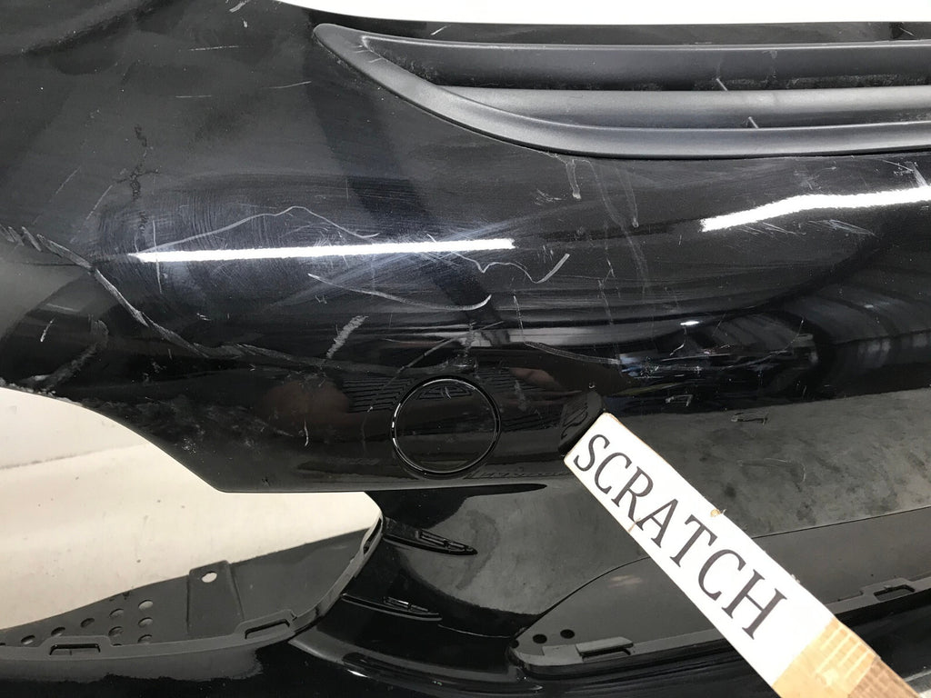 Front Bumper Cover Black Porche 911 Carrera 2012 2016 w/Sensor Holes OEM