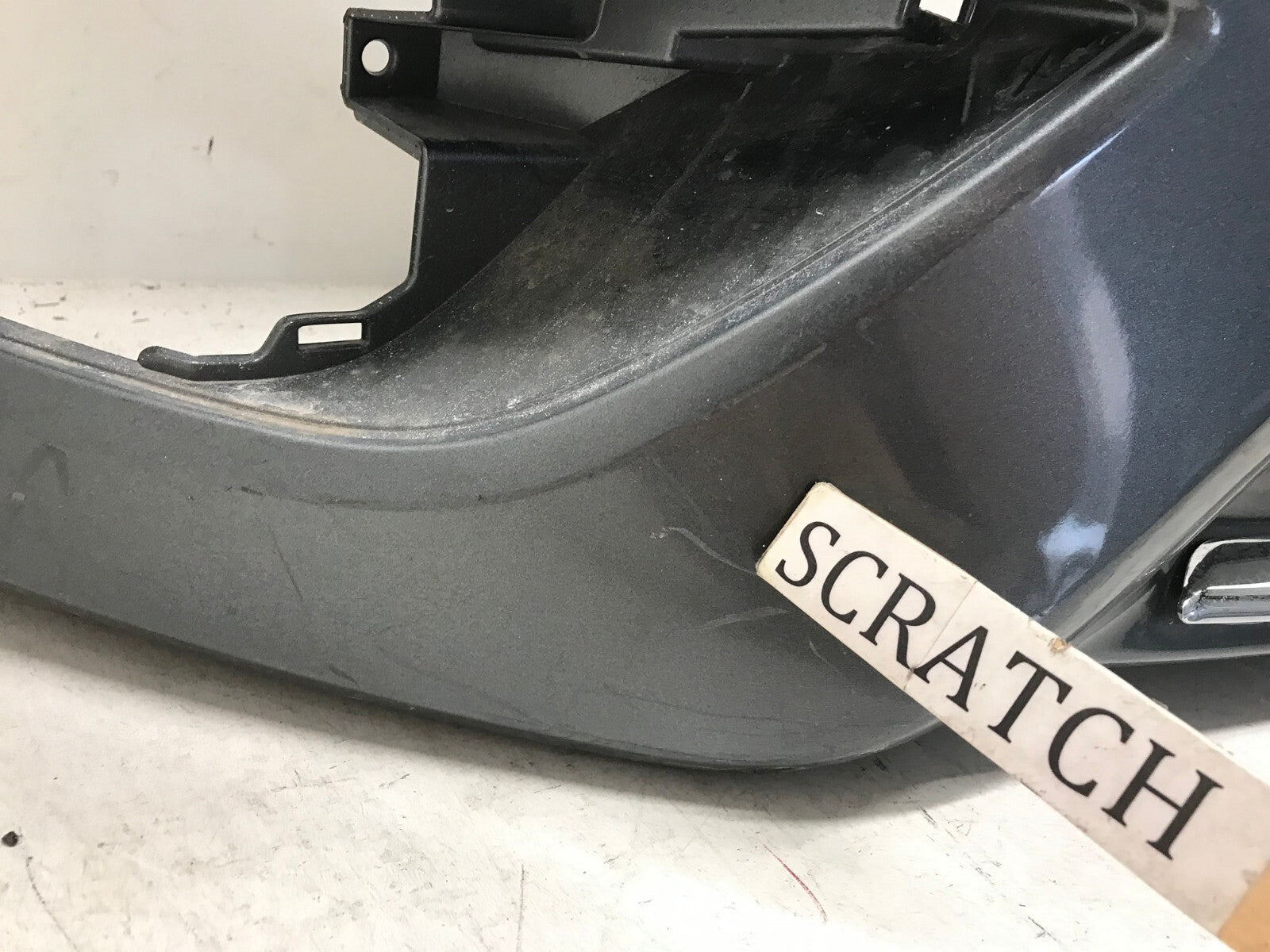 Front Bumper Cover Gray 2015-2019 Nissan Versa CAPA