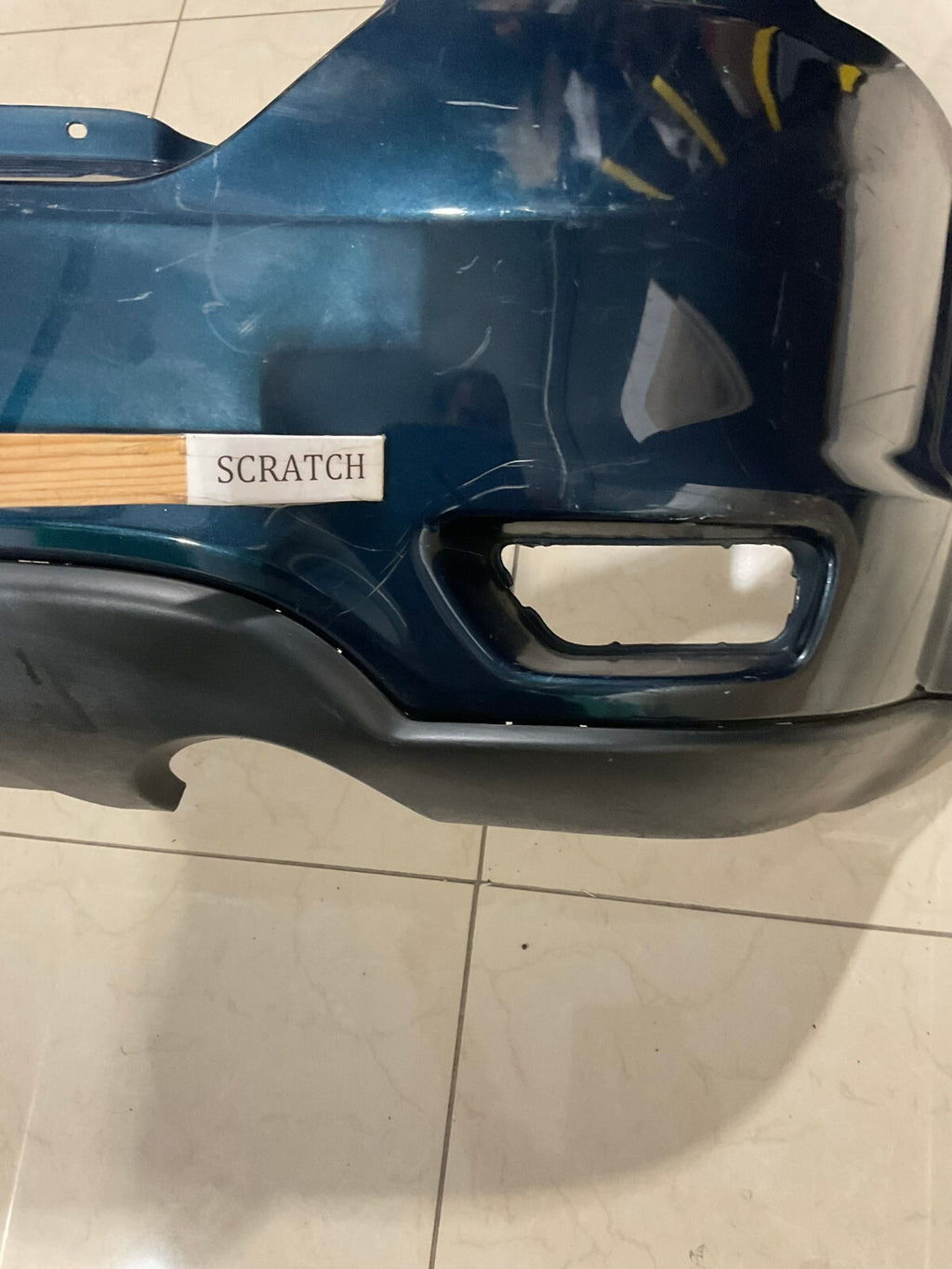 Rear Upper Bumper Cover Blue Dodge Journey 2011-2019 68088787 OEM