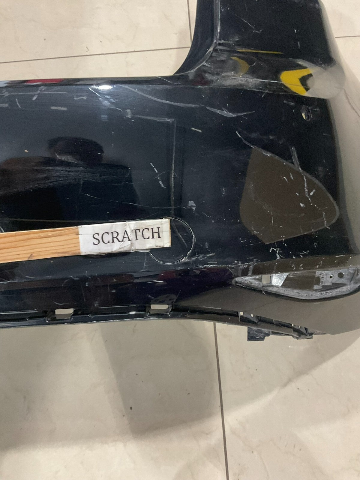 Rear Bumper Cover Black 2017 Volkswagen Golf CAPA