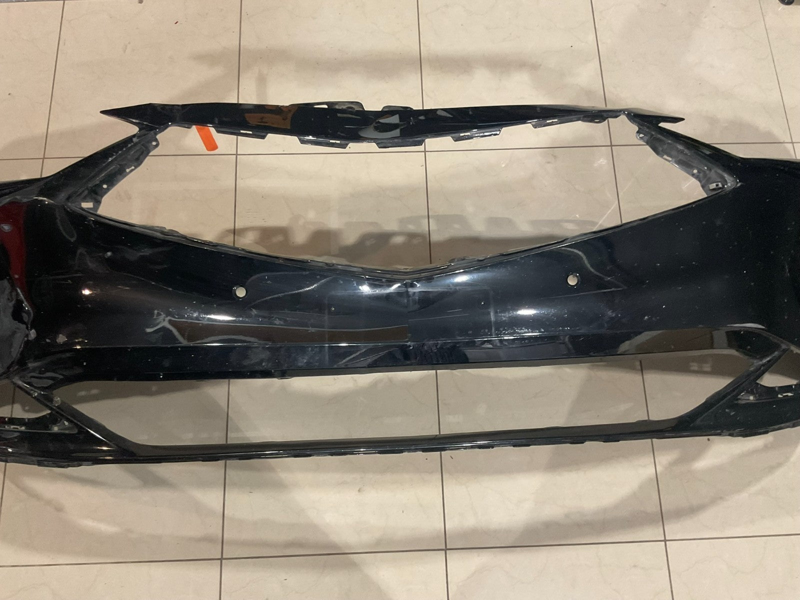 Front Bumper Cover Black Accura MDX 2022-2024 CAPA