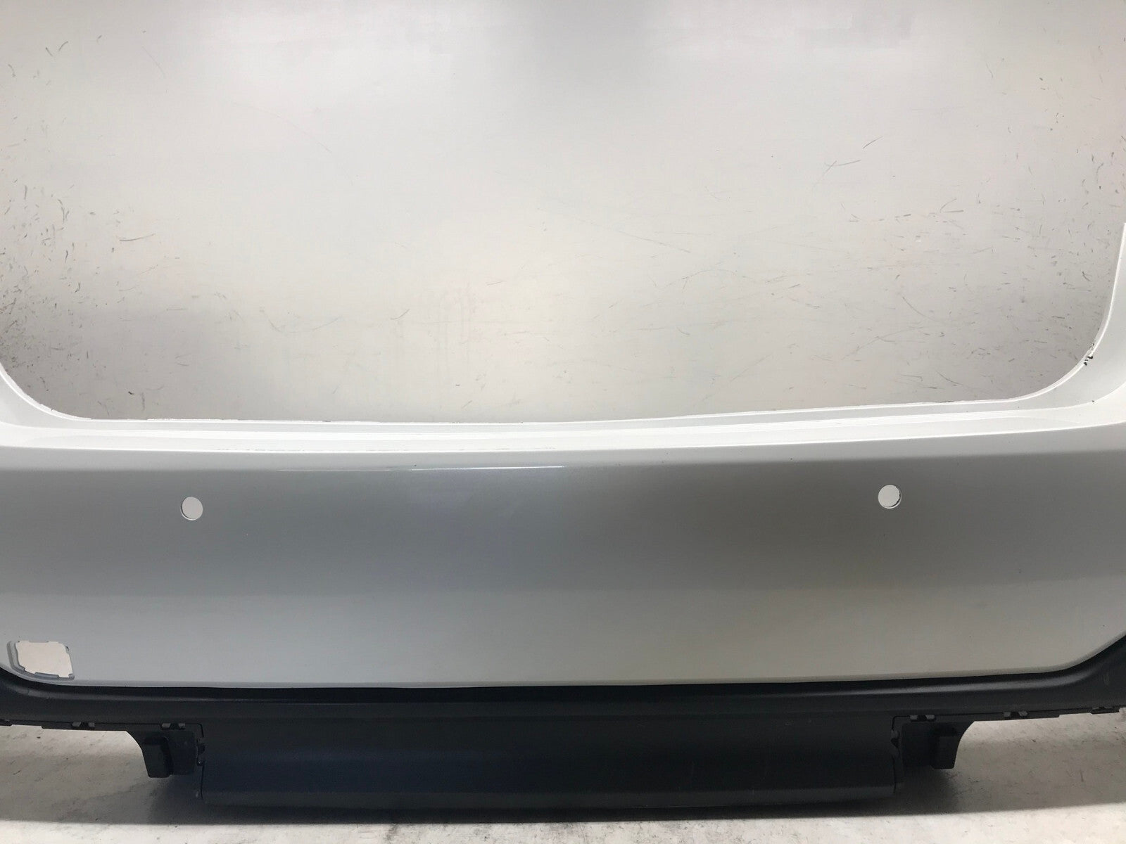 Rear Bumper Cover White 2020-2021 Subaru Legacy Base/XT/Sport w/Sensr Holes CAPA