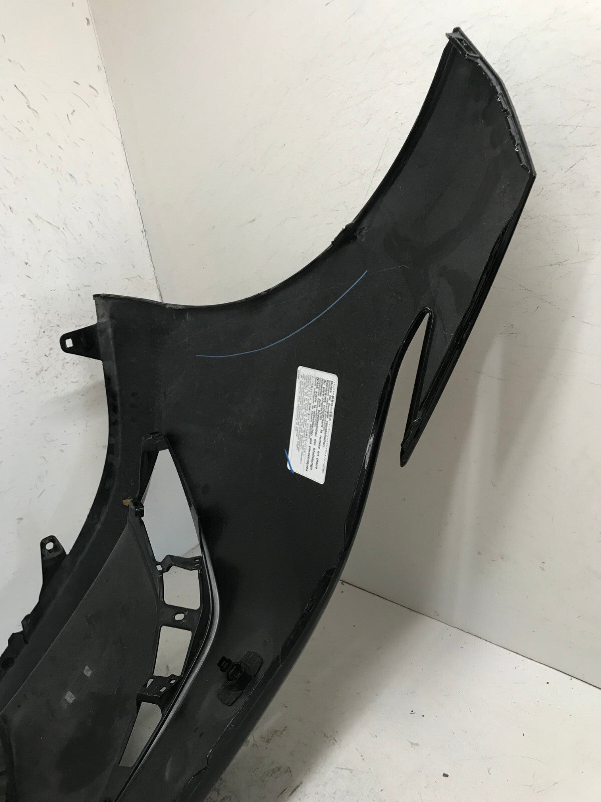 Front Bumper Cover Gray Lexus ES350 Base 2019 w/Sensor Holes 52119-06J00 OEM