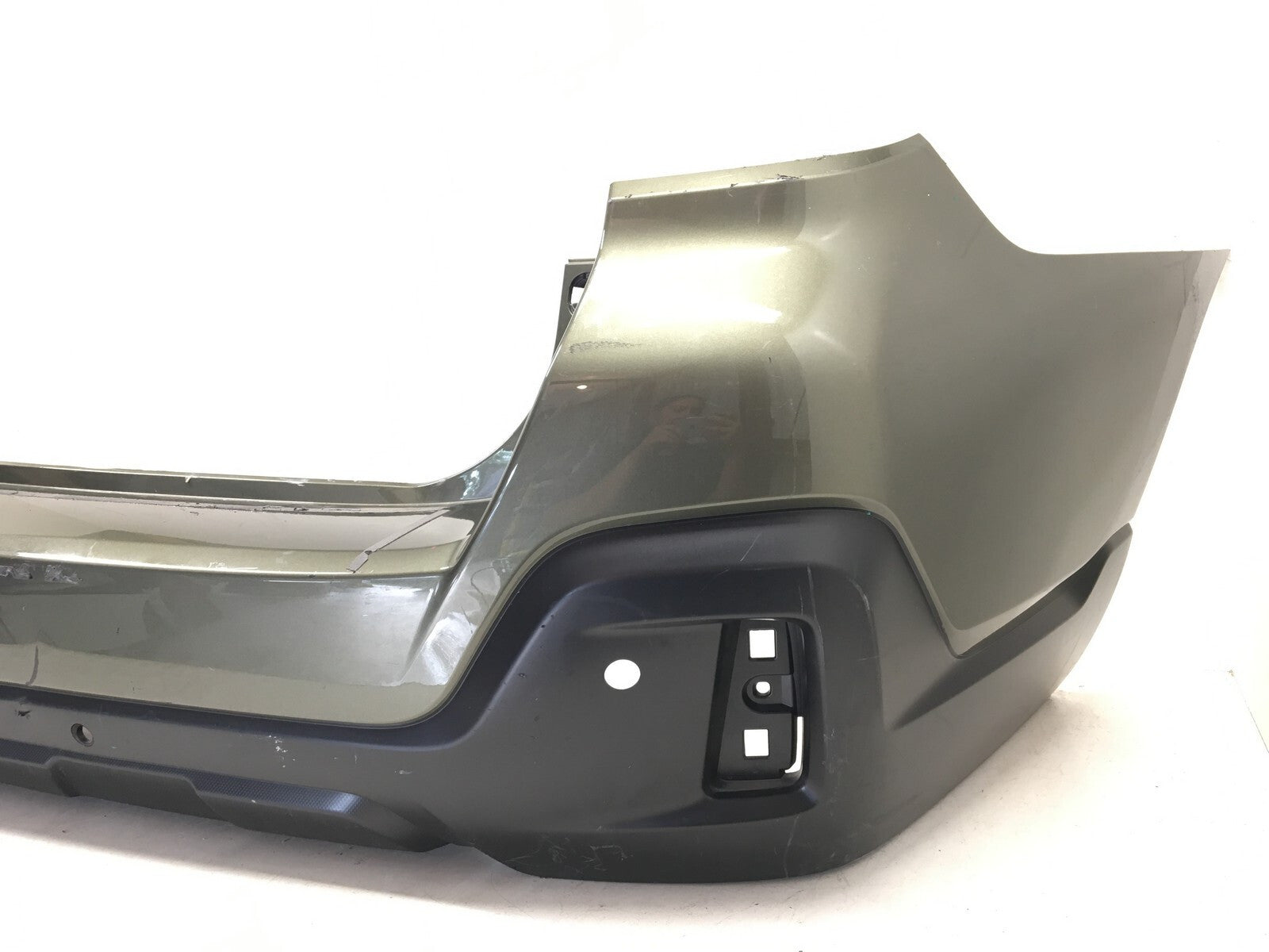 Rear Bumper Cover Subaru Outback w/o Sensor Holes 2018 2019 57704AL18A OEM