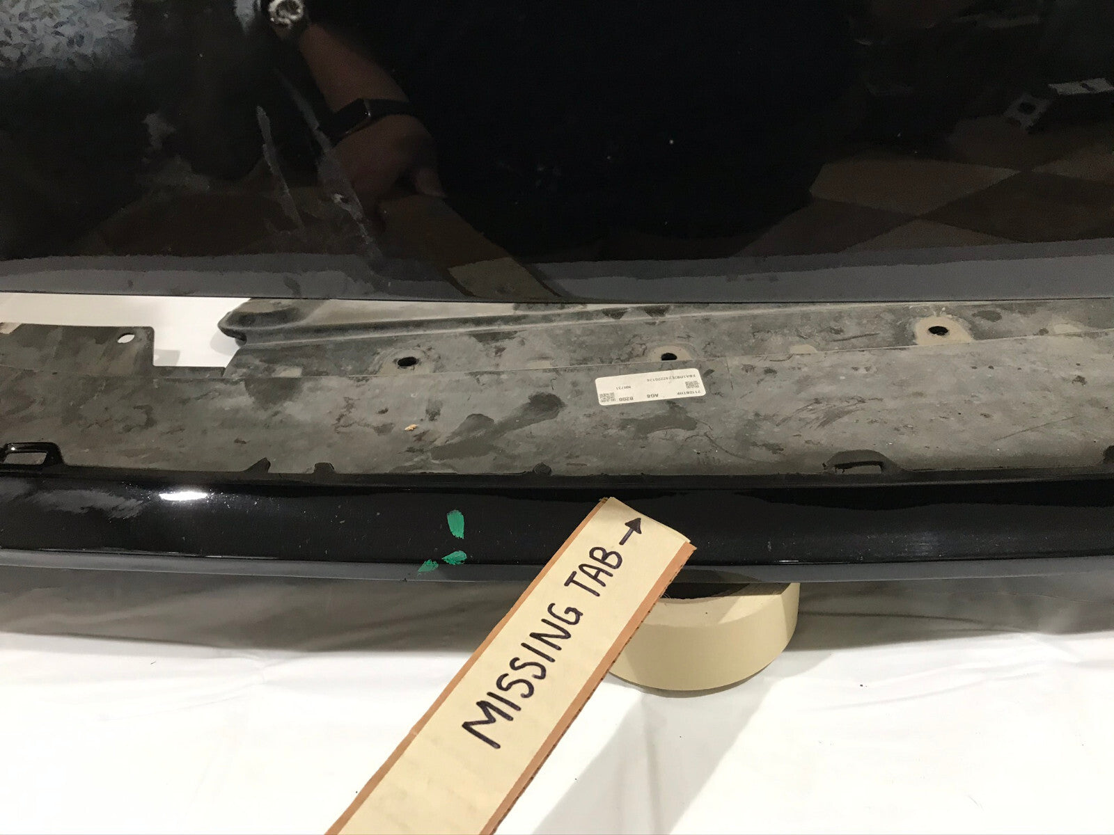 Front Bumper Cover Black 2021-2022 Honda Odyssey 71101-THR-A000 OEM