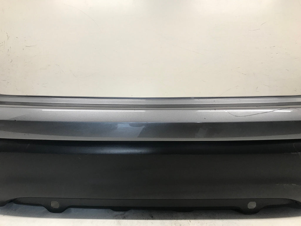 Rear Bumper Cover Gray Nissan Rogue Sport S/SL/SV 2017-2019 w/Sensor Holes OEM