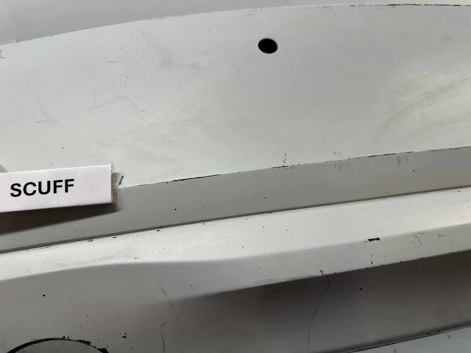 Rear Bumper Cover white 2012-2015 BMW 328i Sedan w/Sensor Holes 51127312731 OEM