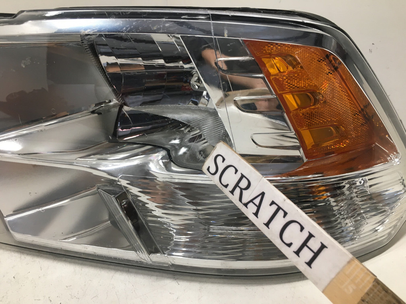 Halogen Headlight Damaged Left Driver LH Dodge Ram 2009-2018 68001485AC OEM