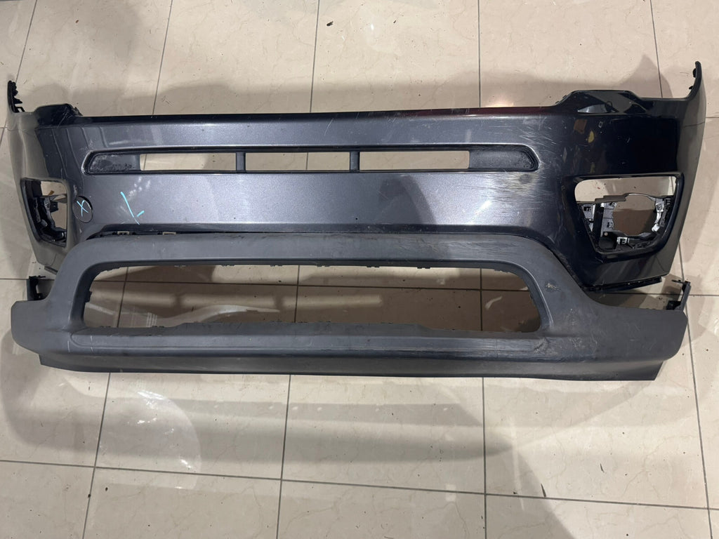 Front Bumper Cover Grey 2017-2021 Jeep Compass Sport CAPA
