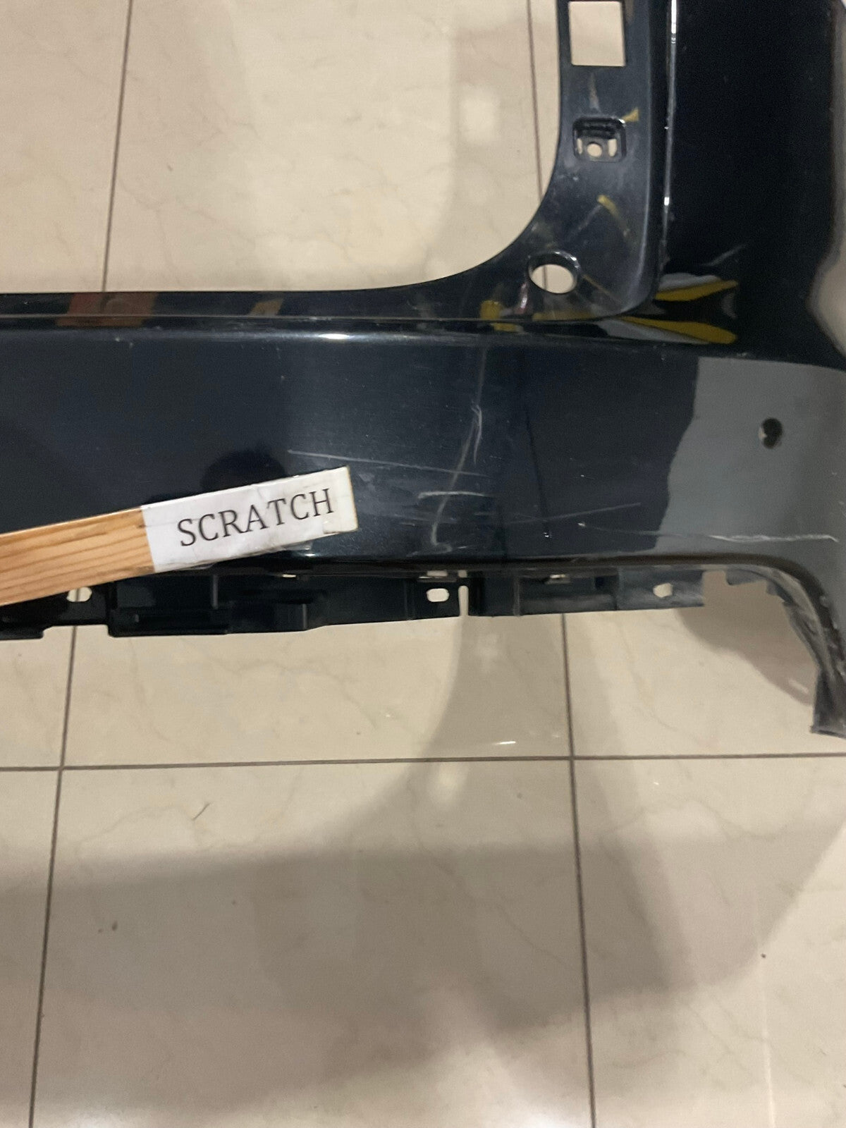 Rear Bumper Cover Black 2015-2016 Lexus NX NX200 NX300T NX300H CAPA
