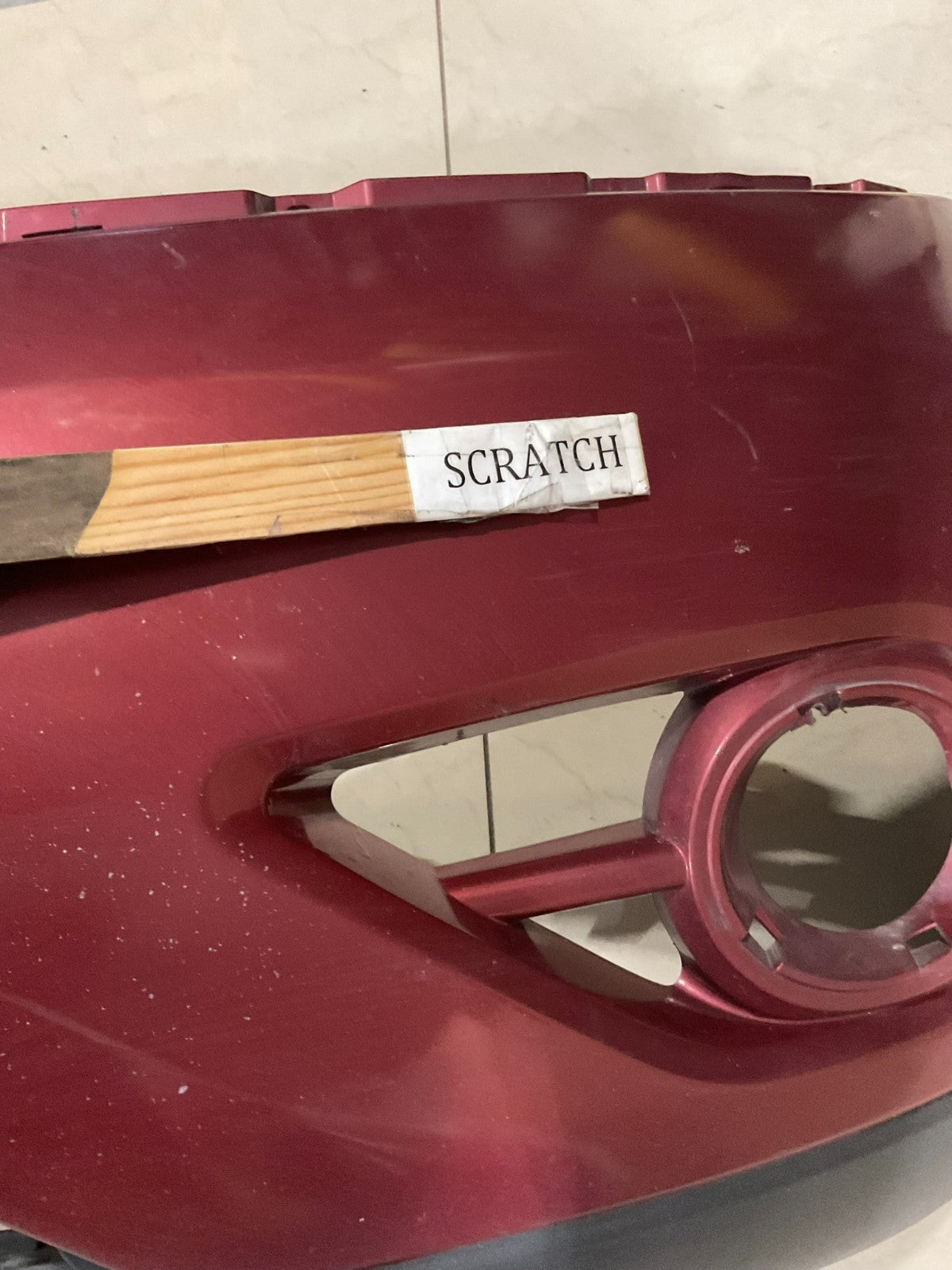 Front Bumper Cover Red Nissan Pathfinder S SL SV 2013-2016 62022+3ka0a OEM