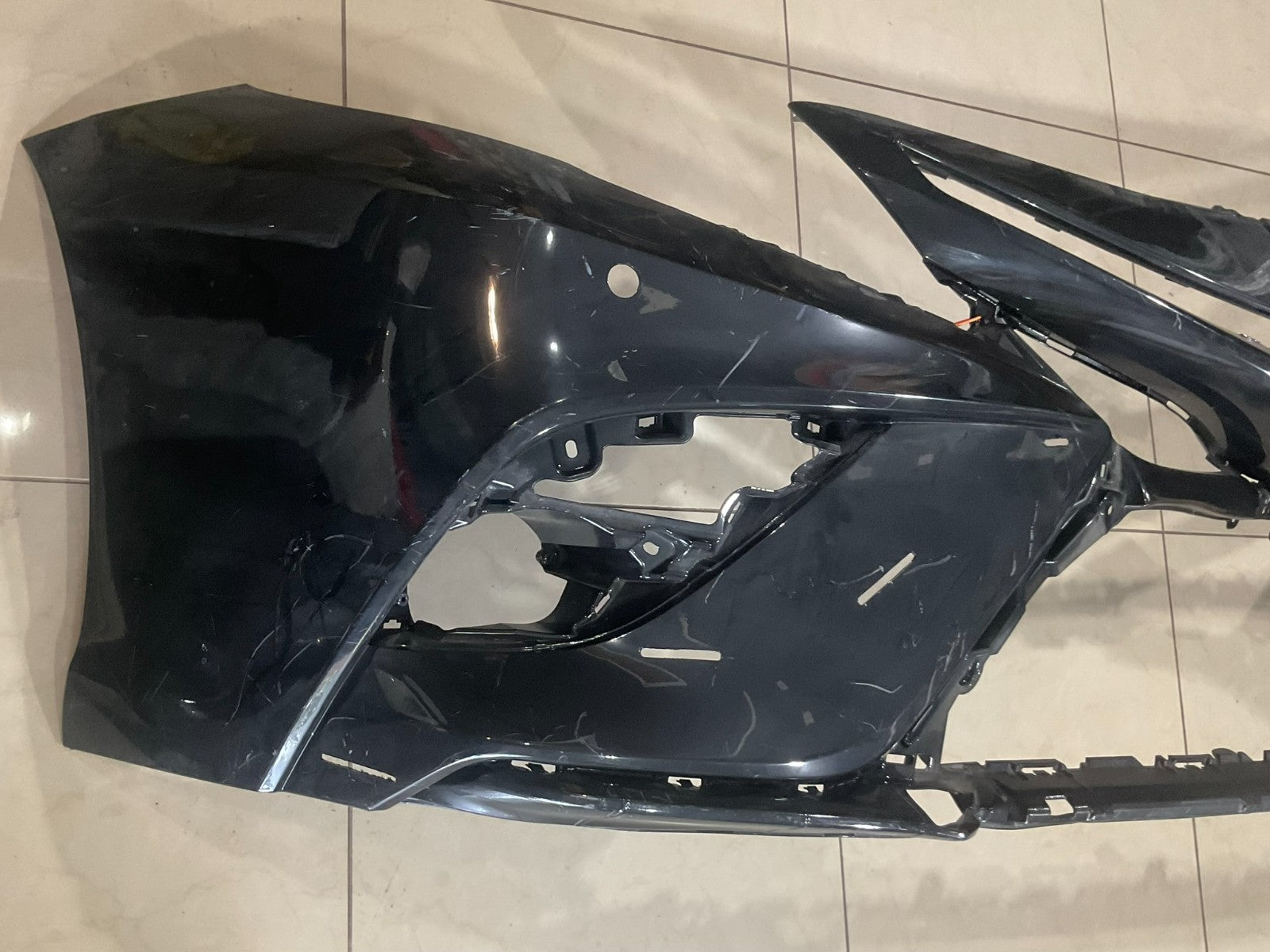 Front Bumper Cover Black Toyota Camry XSE SE Hybrid SE 2018-20 52119+06e20 OEM