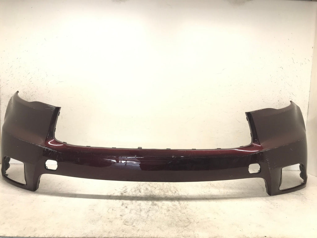 Front Bumper Cover Red Toyota Highlander LE Limited Hybrid 14-16 52119-0E220 OEM