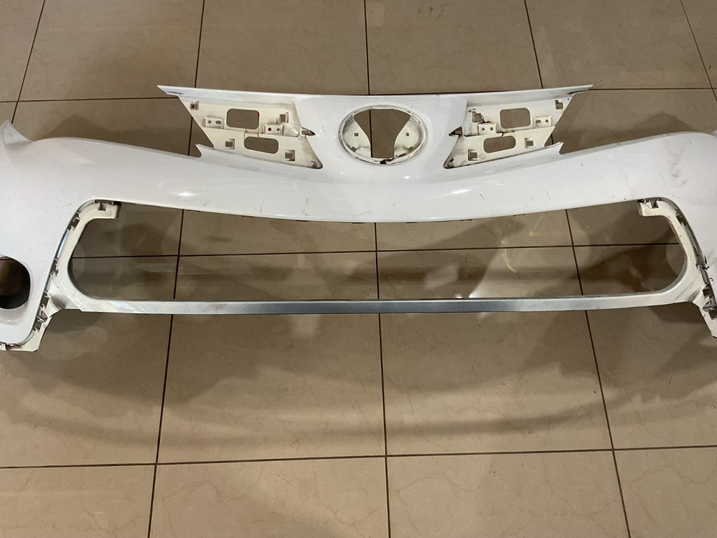 Front Bumper Cover White 2013-2015 Toyota Rav4 LE 52119+0R110 OEM