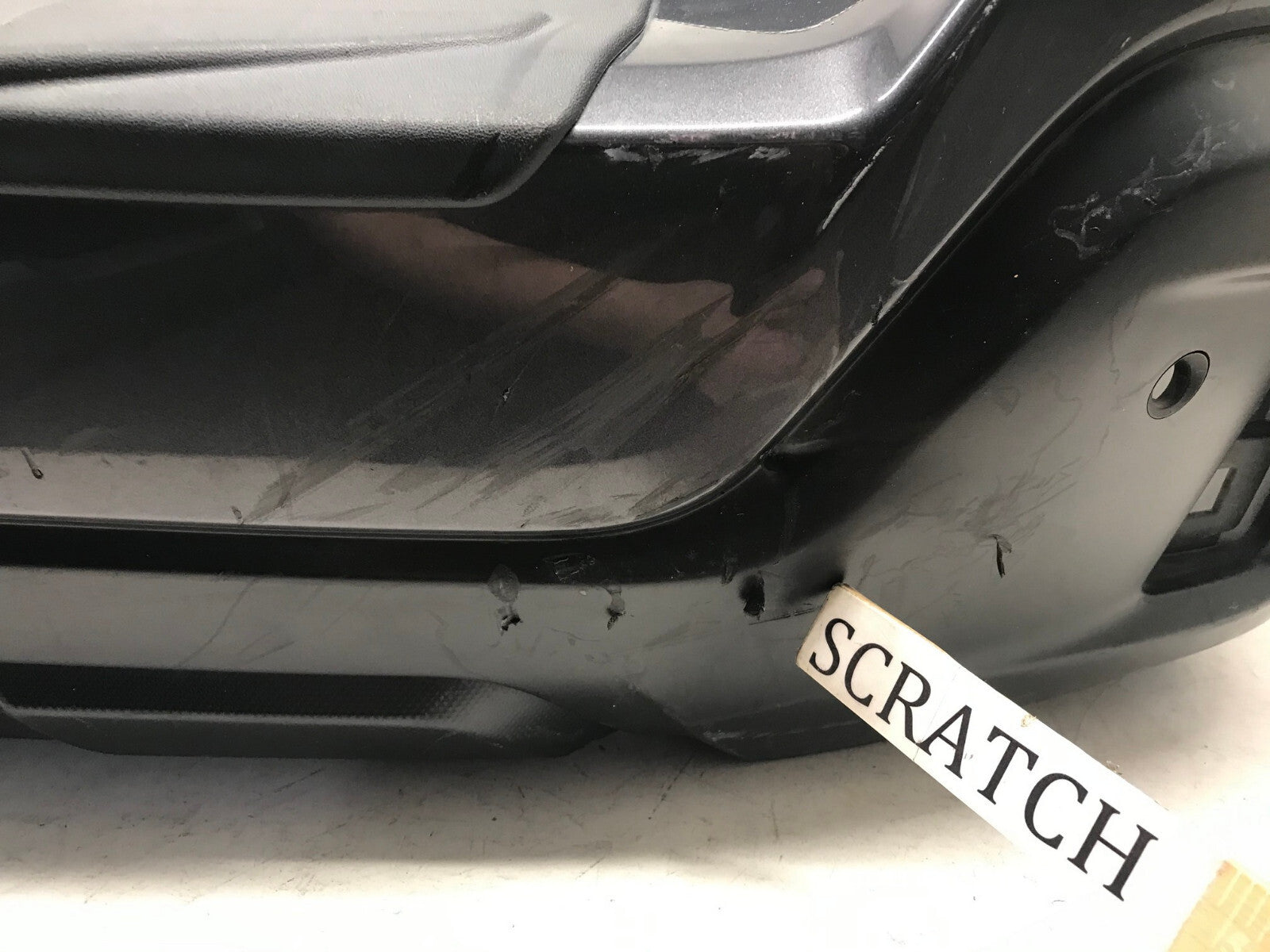 Rear Bumper Cover Subaru Outback w/Sensor Holes Grey 2018 2019 57704AL18A OEM4