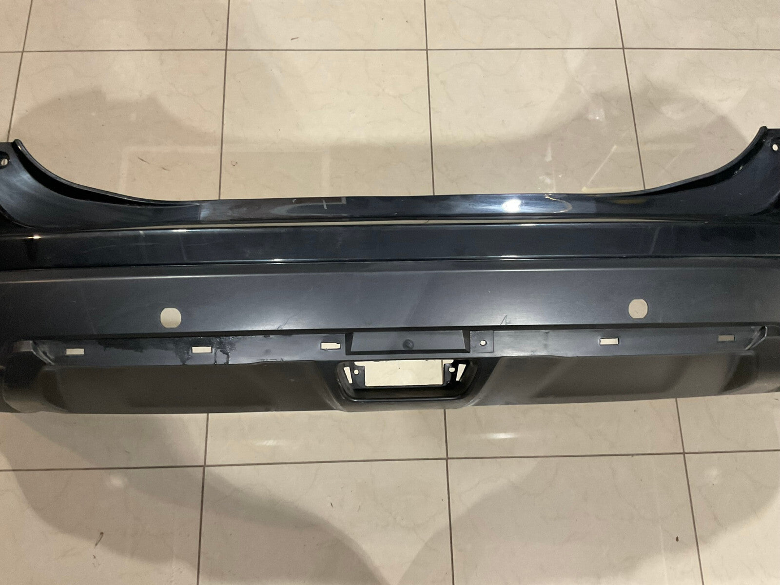 Rear Bumper Cover Black Nissan Rogue S SL SV Hybrid 17 18 85022-6FR0H OEM