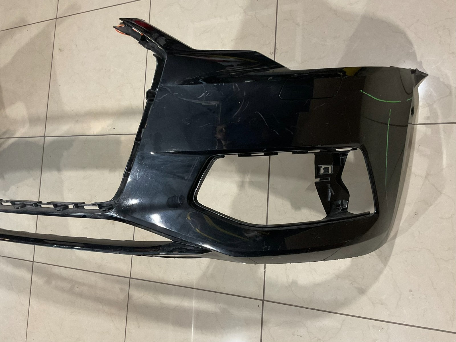 Front Bumper Cover Black Audi A6 2019-2023 4k0+807+437 OEM