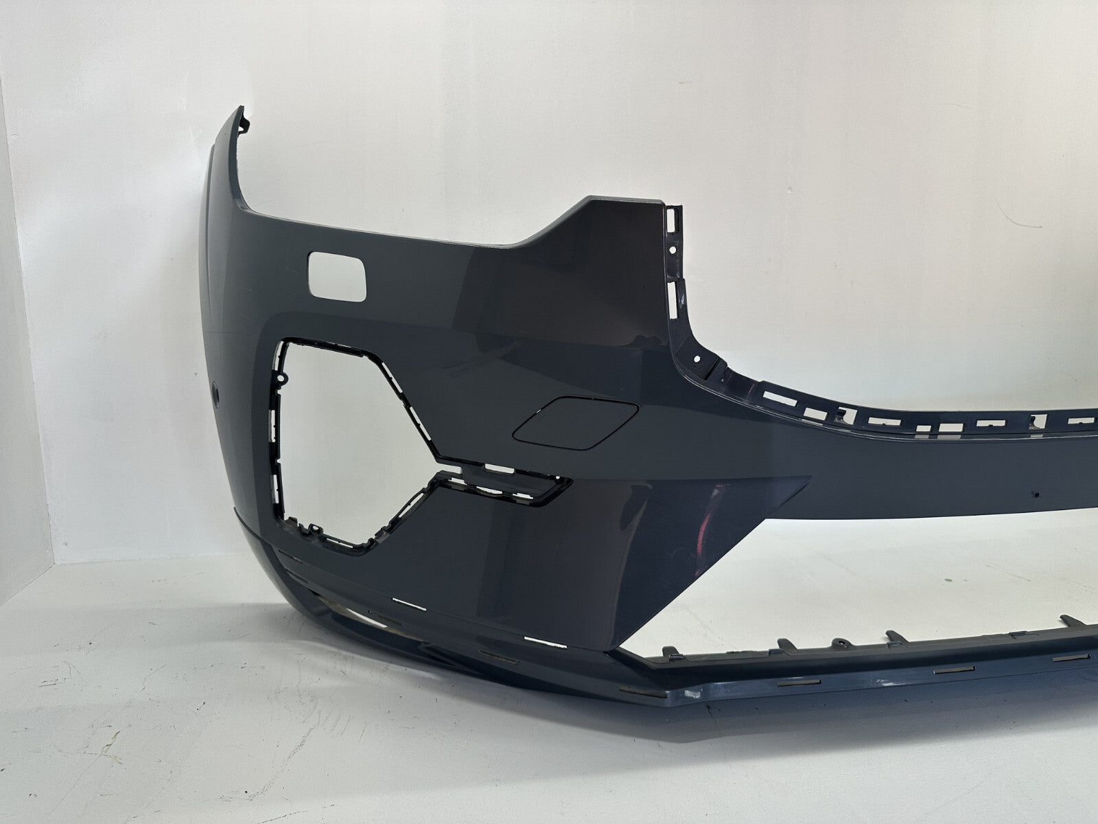 Front Bumper Cover Gray Volvo XC60 2017 w/Sensor Holes 32234928 OEM