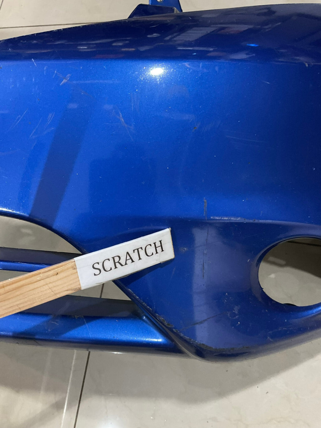Front Bumper Cover Blue Nissan Versa Note 2014 15 2016 62022-3VY0H OEM
