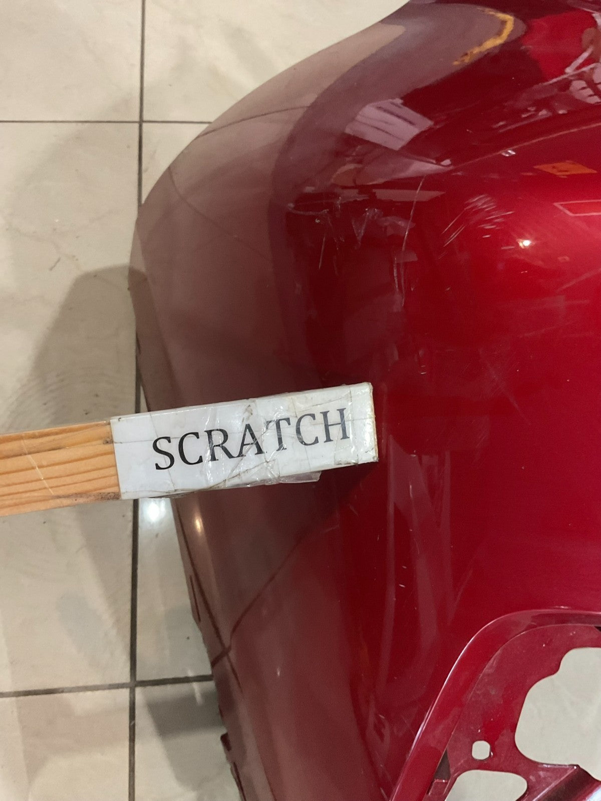 Rear Bumper Cover Red Toyota C HR XLE Premium Limited LE 18 2019 52159-f4010 OEM