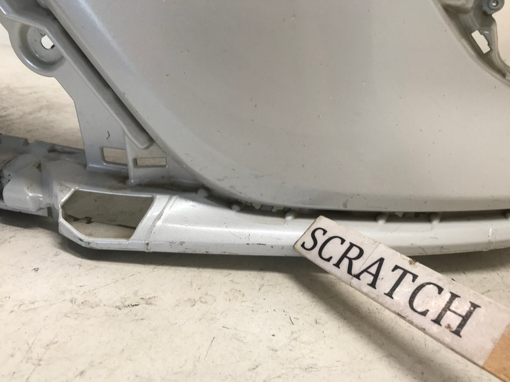 Front Bumper Cover White 21-22 Toyota Camry SE/XSE/Hybrid SE w/Sensor Holes OEM
