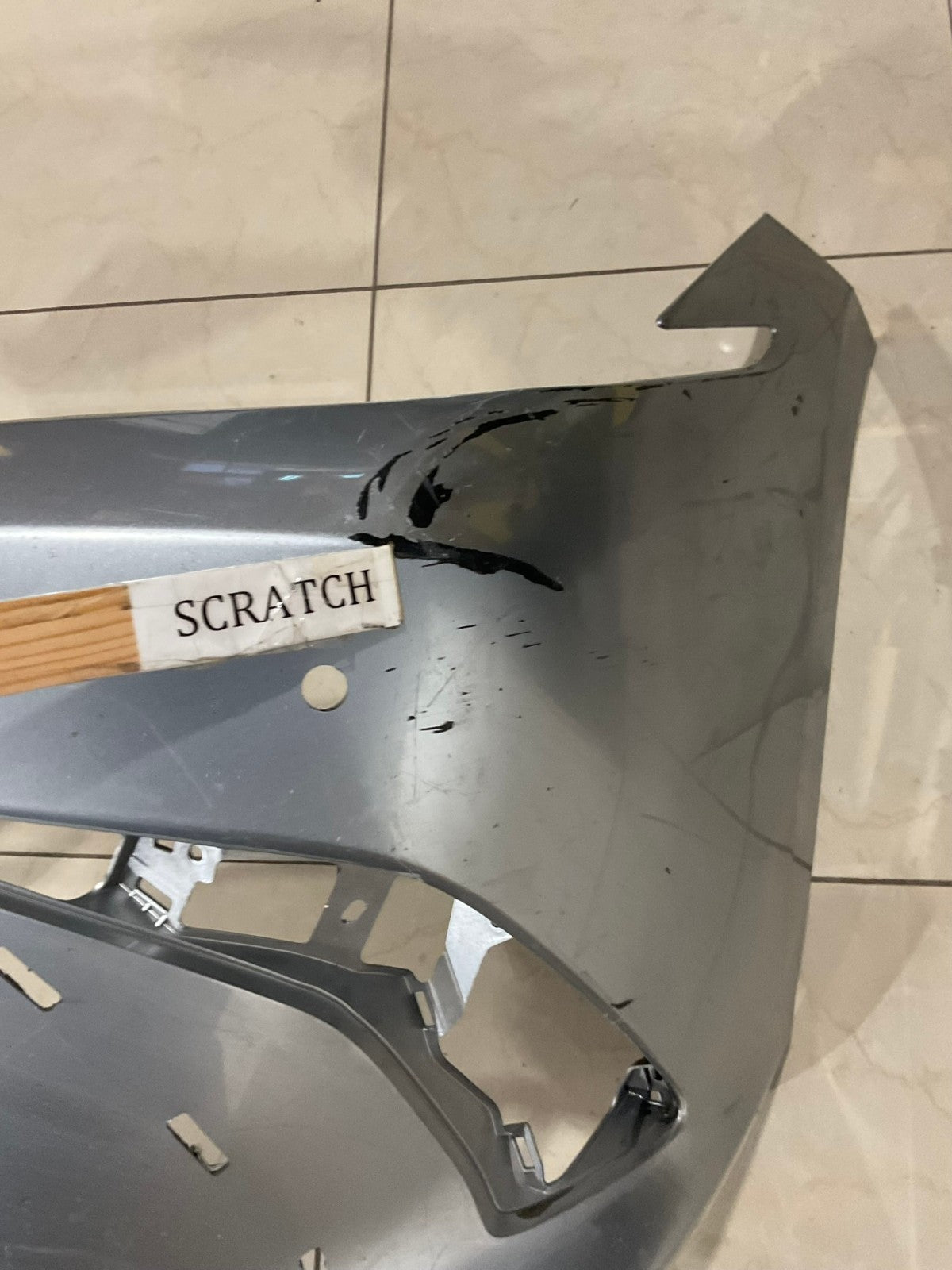 Front Bumper Cover Silver 2019 2020 Lexus Es350 Base Model 52119+06j00 OEM