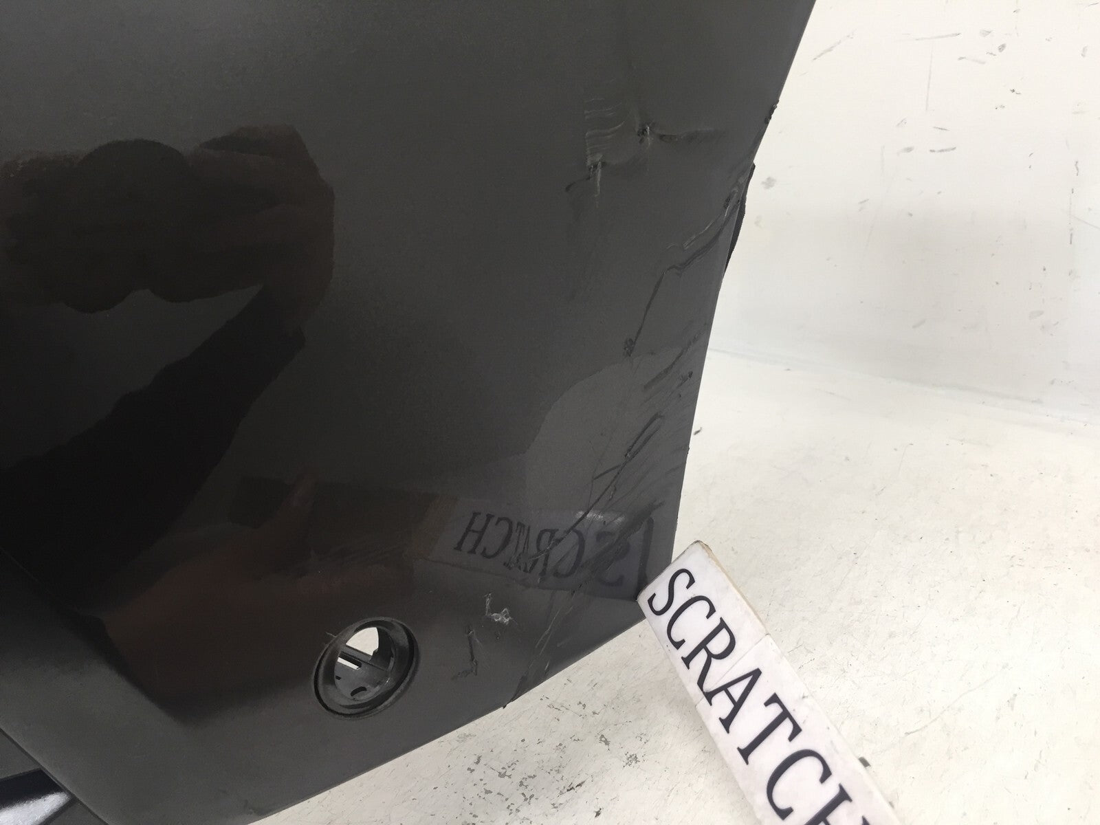 Rear Upper Bumper Cover Ford Edge SEL ST w/Sensor Holes 2019 2020 OEM