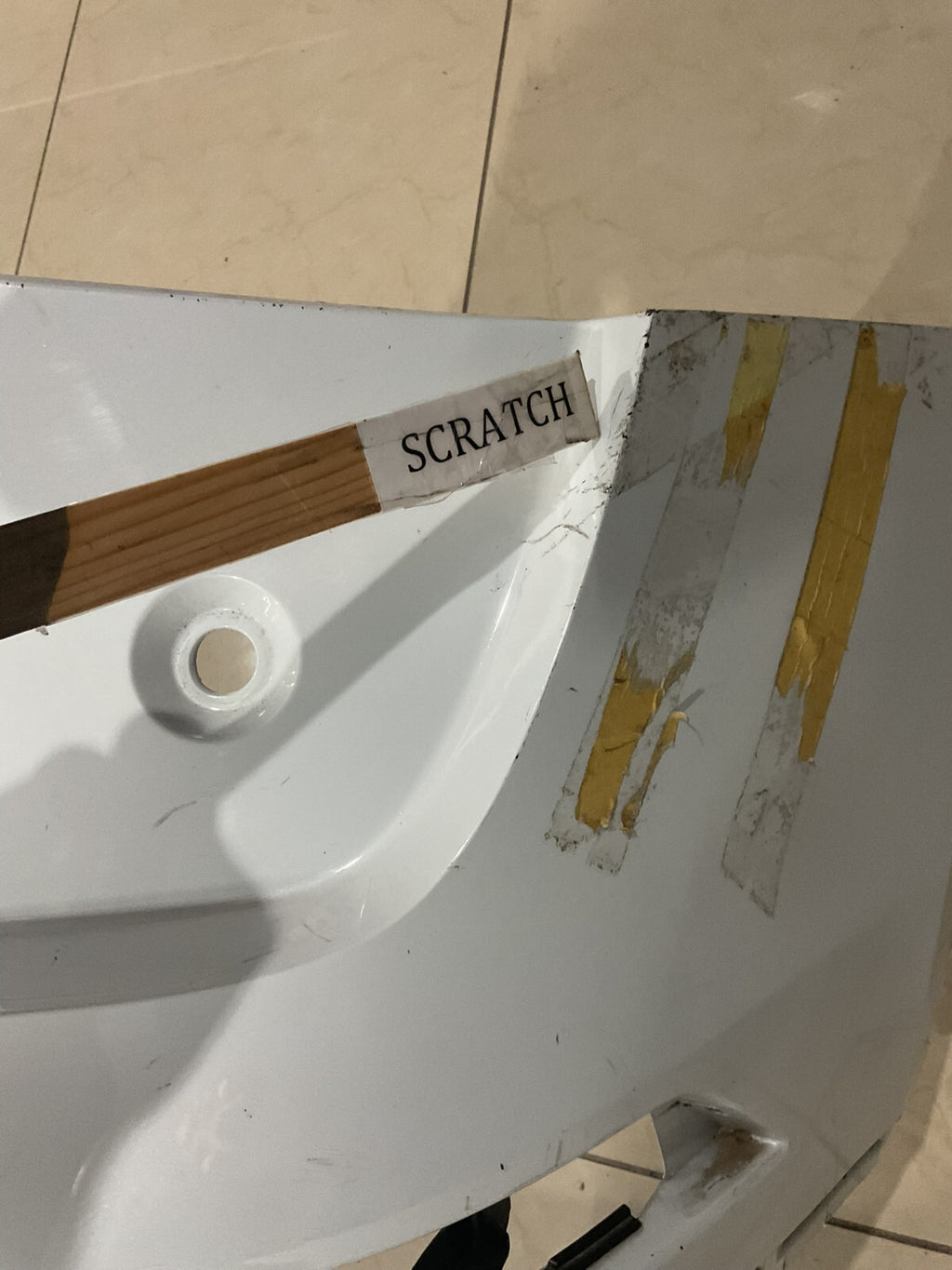 Rear Bumper Cover White 2018 2019 2020 Audi Q5 S Line SQ5 80A+807+385+F OEM