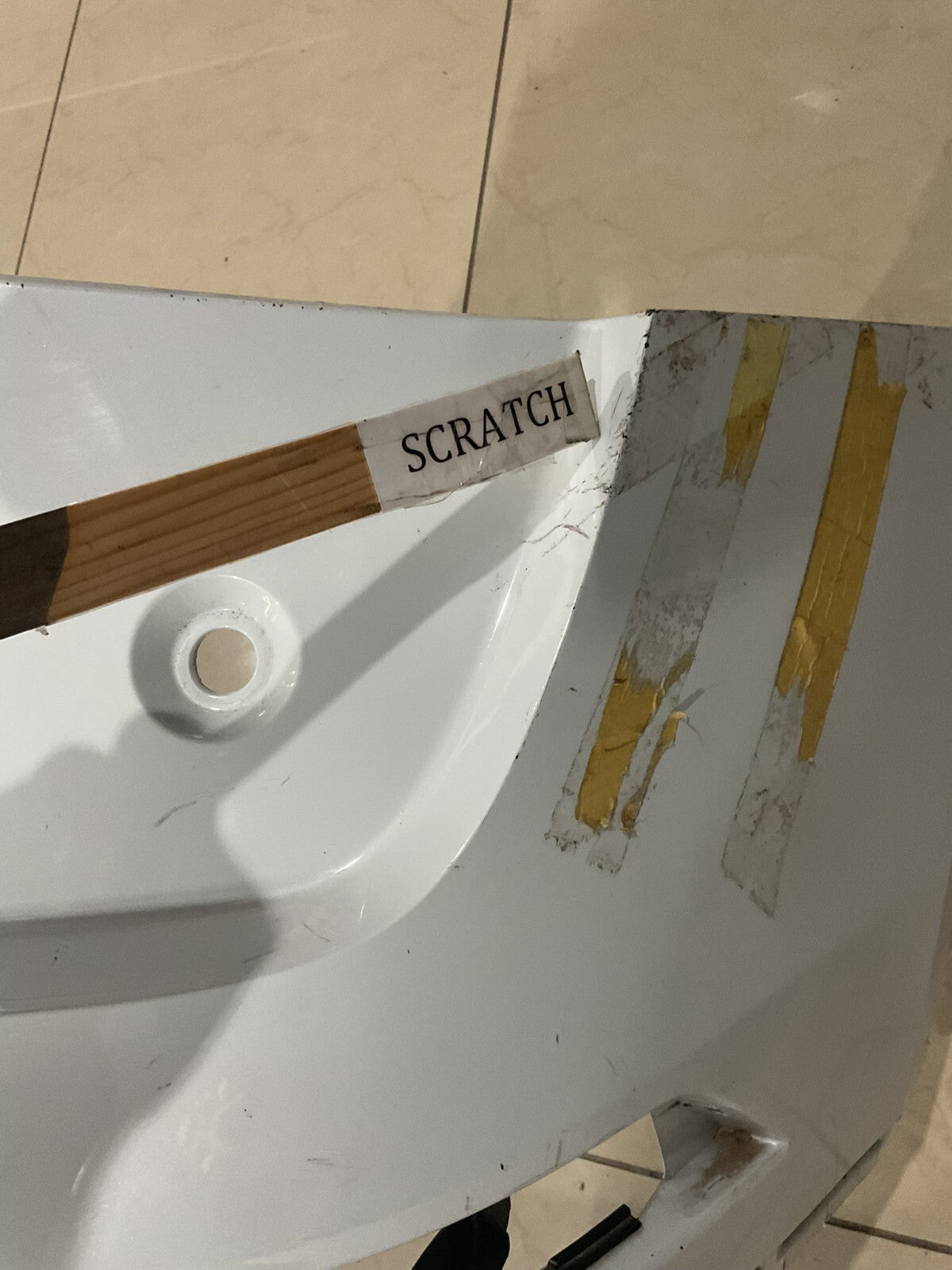 Rear Bumper Cover White 2018 2019 2020 Audi Q5 S Line SQ5 80A+807+385+F OEM