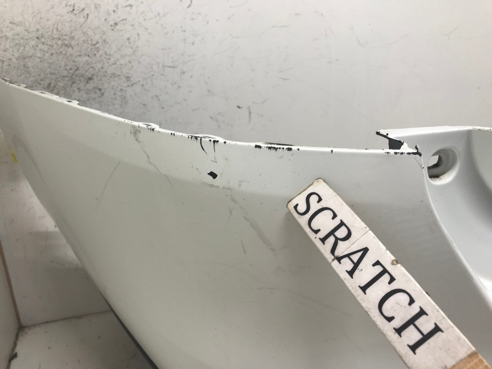 Rear Bumper Cover White 2014-2016 Nissan Rogue S/SL/SV 85022-9TA0H OEM