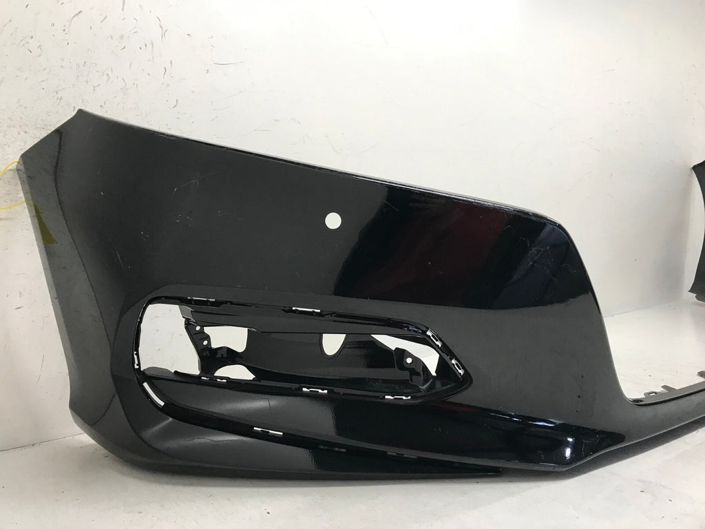Front Bumper Cover Honda Accord EX/LX/EX-L/Hybrid w/Sensr Holes Black 18-20 CAPA