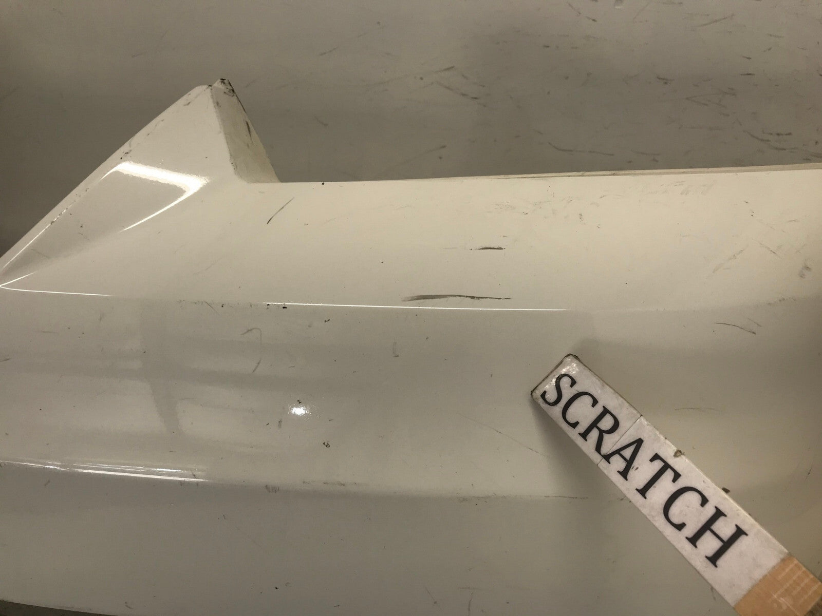 Front bumper Cover Chevrolet Malibu White 2006-2008 15266317 OEM