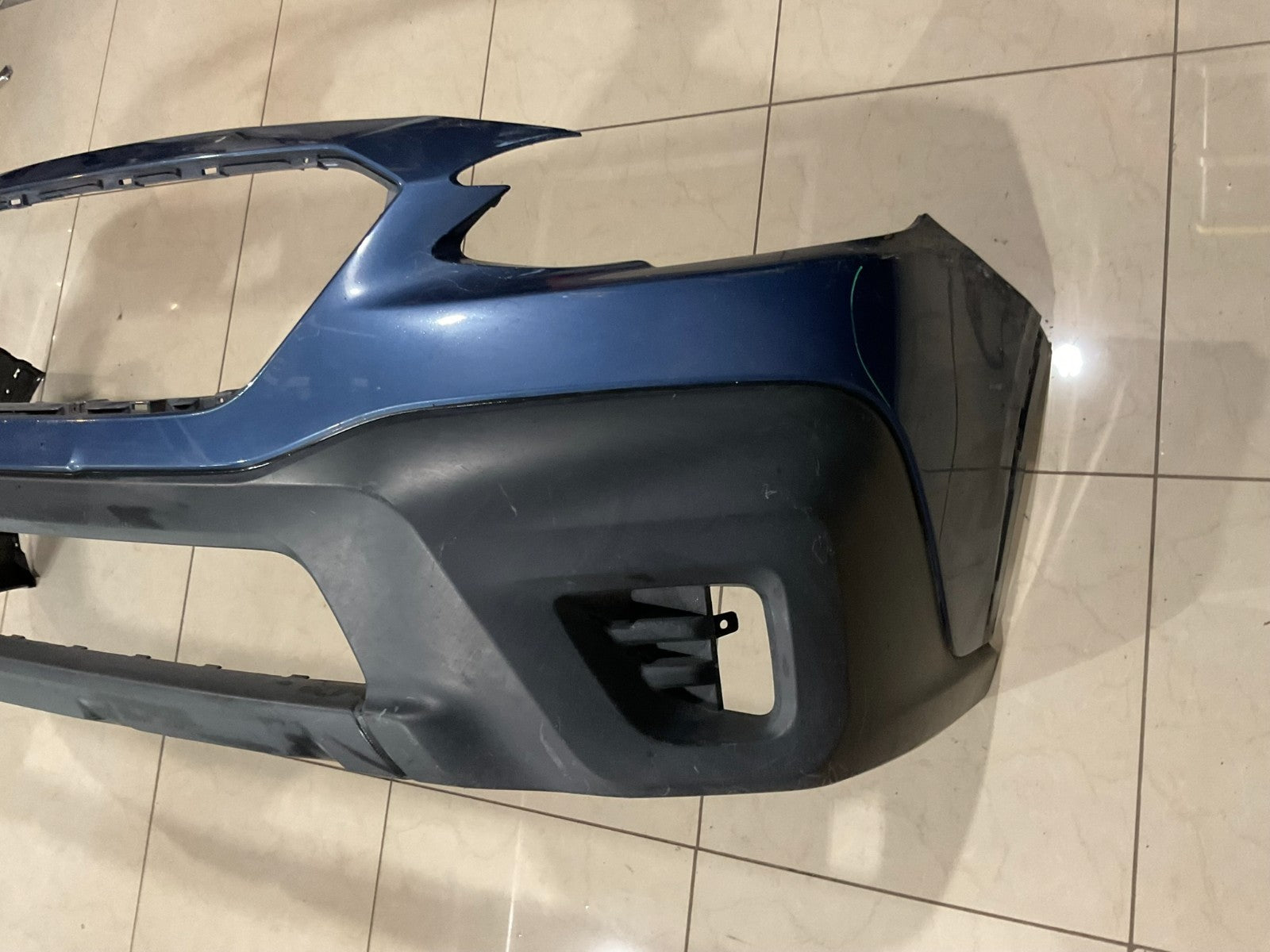 Front Bumper Cover Blue 2021-2022 Subaru Outback 57704an01a OEM