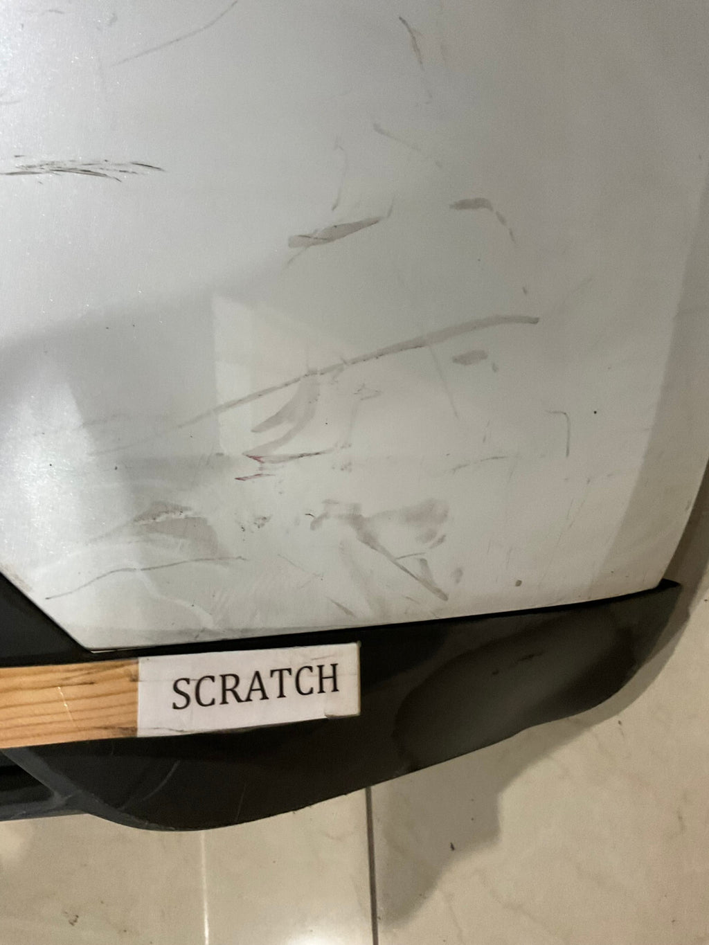 Rear Bumper Cover White 2022-2024 Tesla Model Y 1493735-TX-A OEM