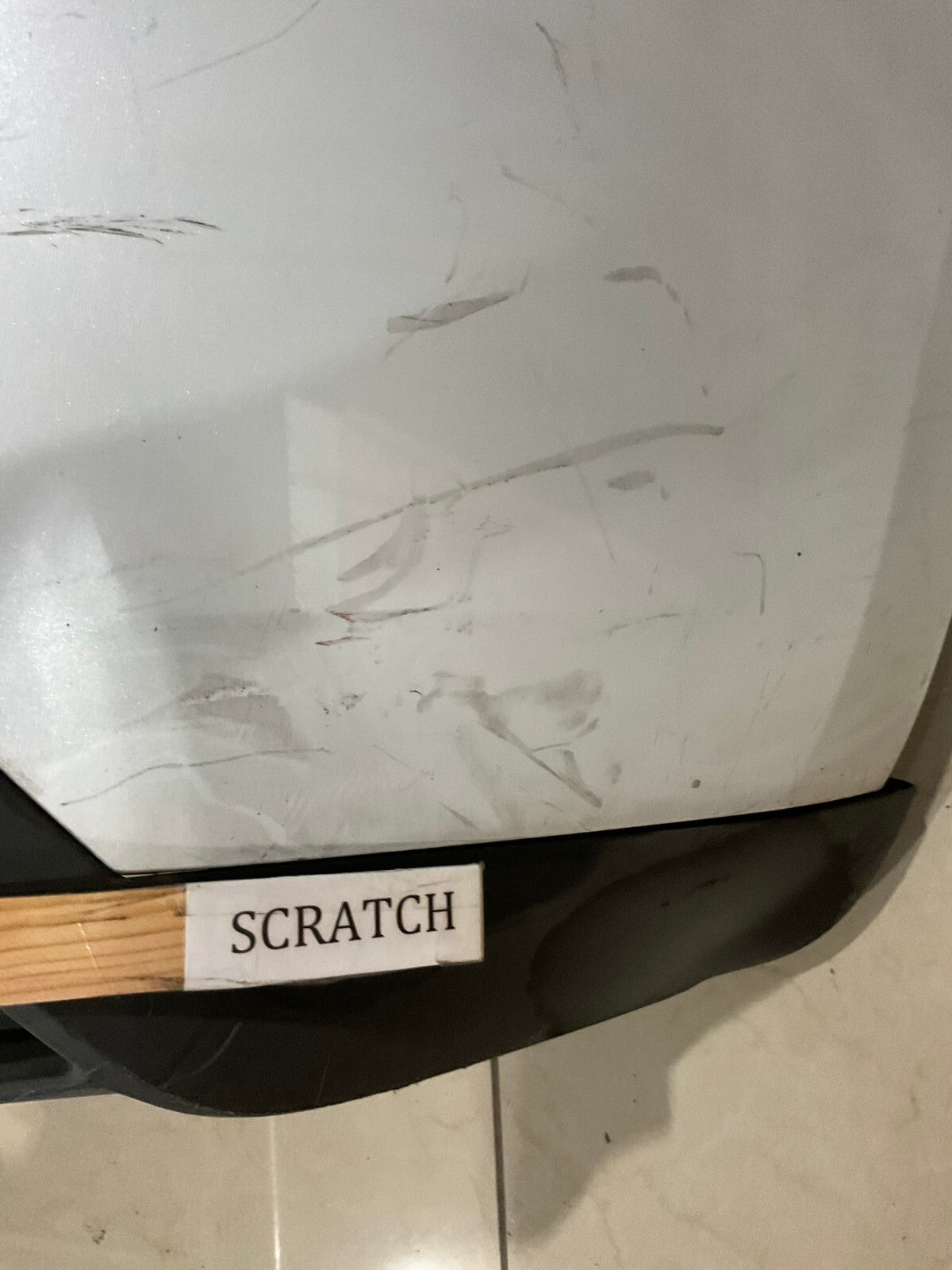 Rear Bumper Cover White 2022-2024 Tesla Model Y 1493735-TX-A OEM
