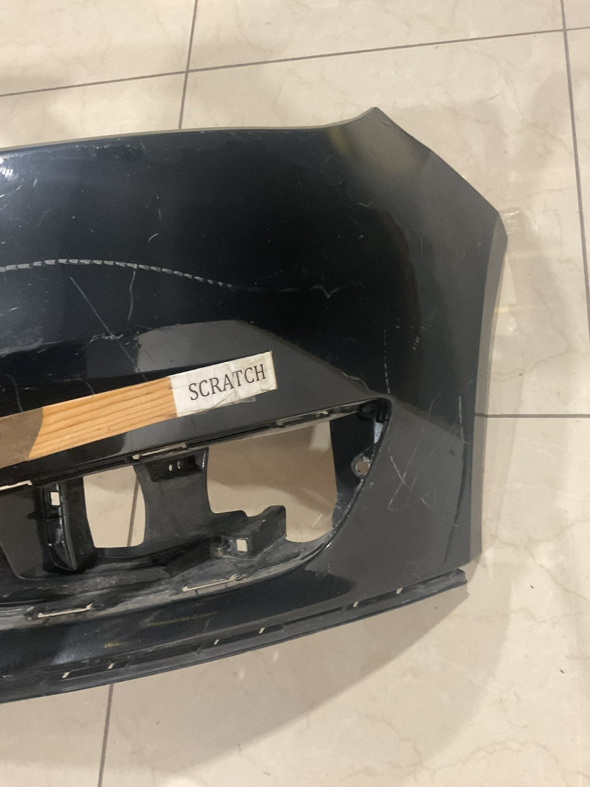 Front Bumper Cover Black 2015 2016 2017 2018 Ford Focus CAPA