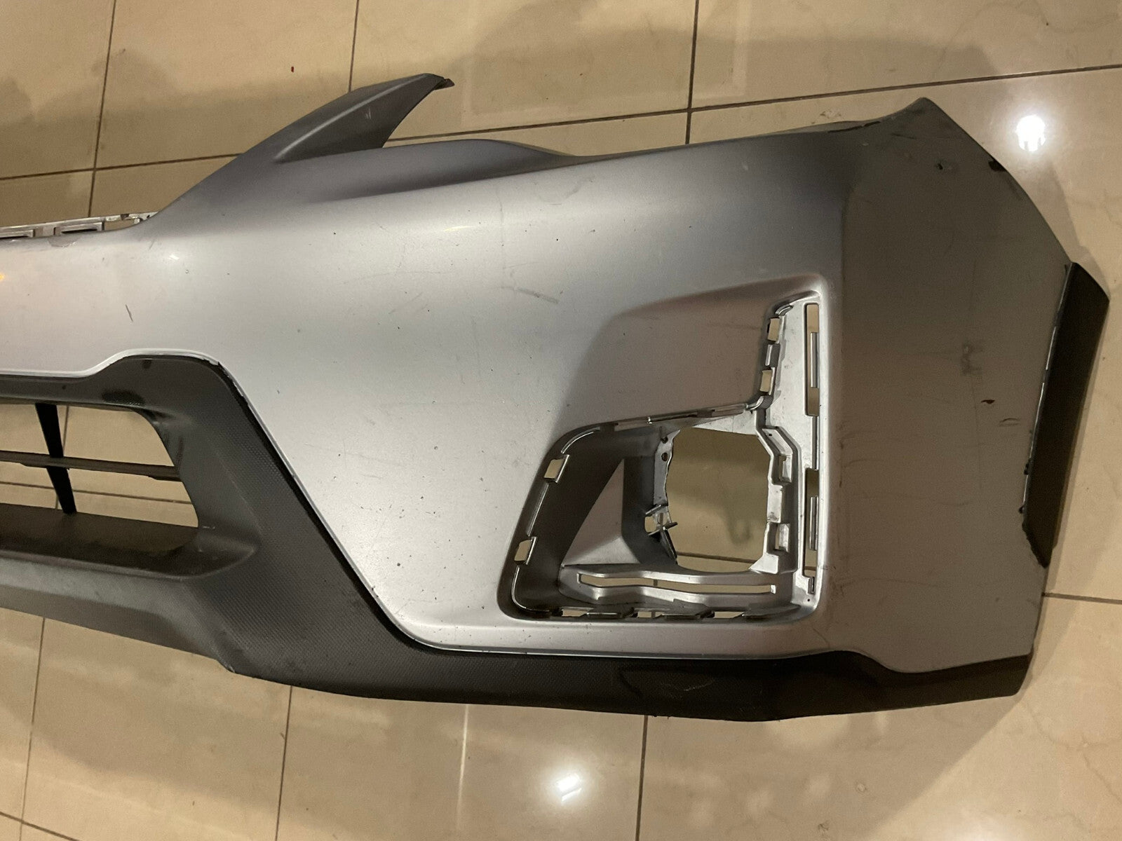 Front Bumper Cover Silver 2016-2017 Subaru Crosstrek XV CAPA