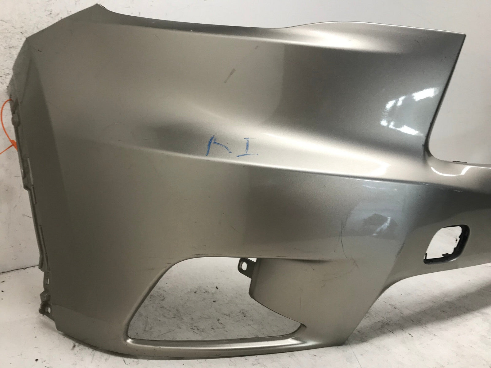 Front Bumper Cover Silver Toyota Highlander LE Limited Hybrid 2014-2016 CAPA