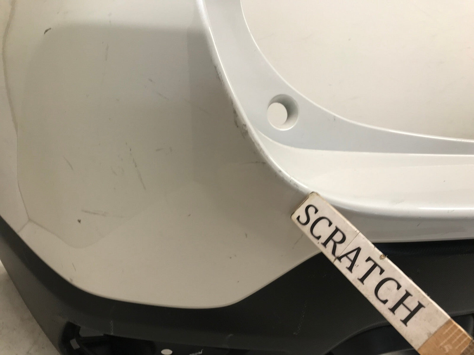 Rear Bumper Cover White Subaru Forester Base Limited 2019 2020 57704SJ301 OEM