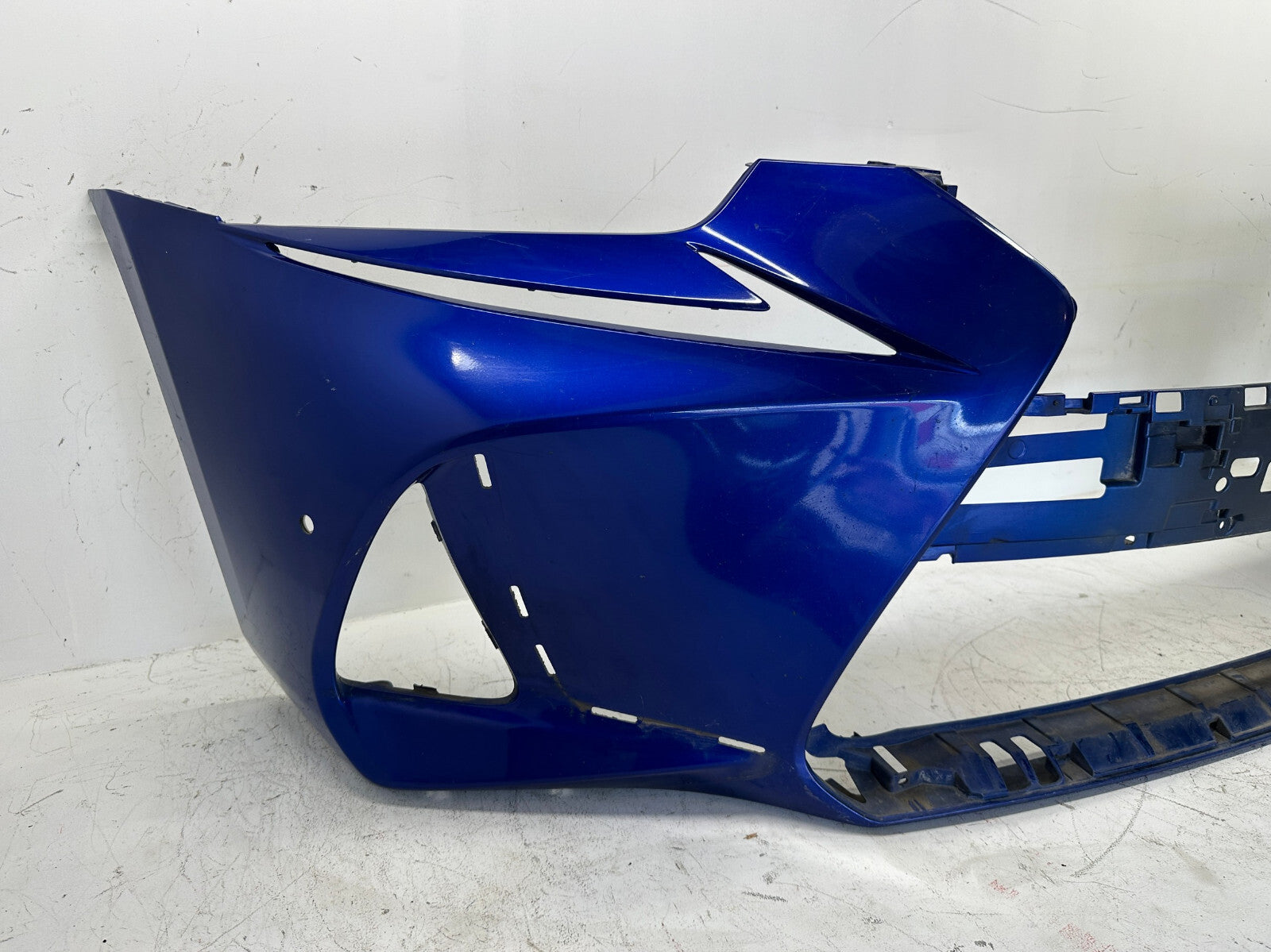 Front Bumper Cover Blue 2014-2016 Lexus IS250 W/Sensor Holes 52119-53A50 OEM