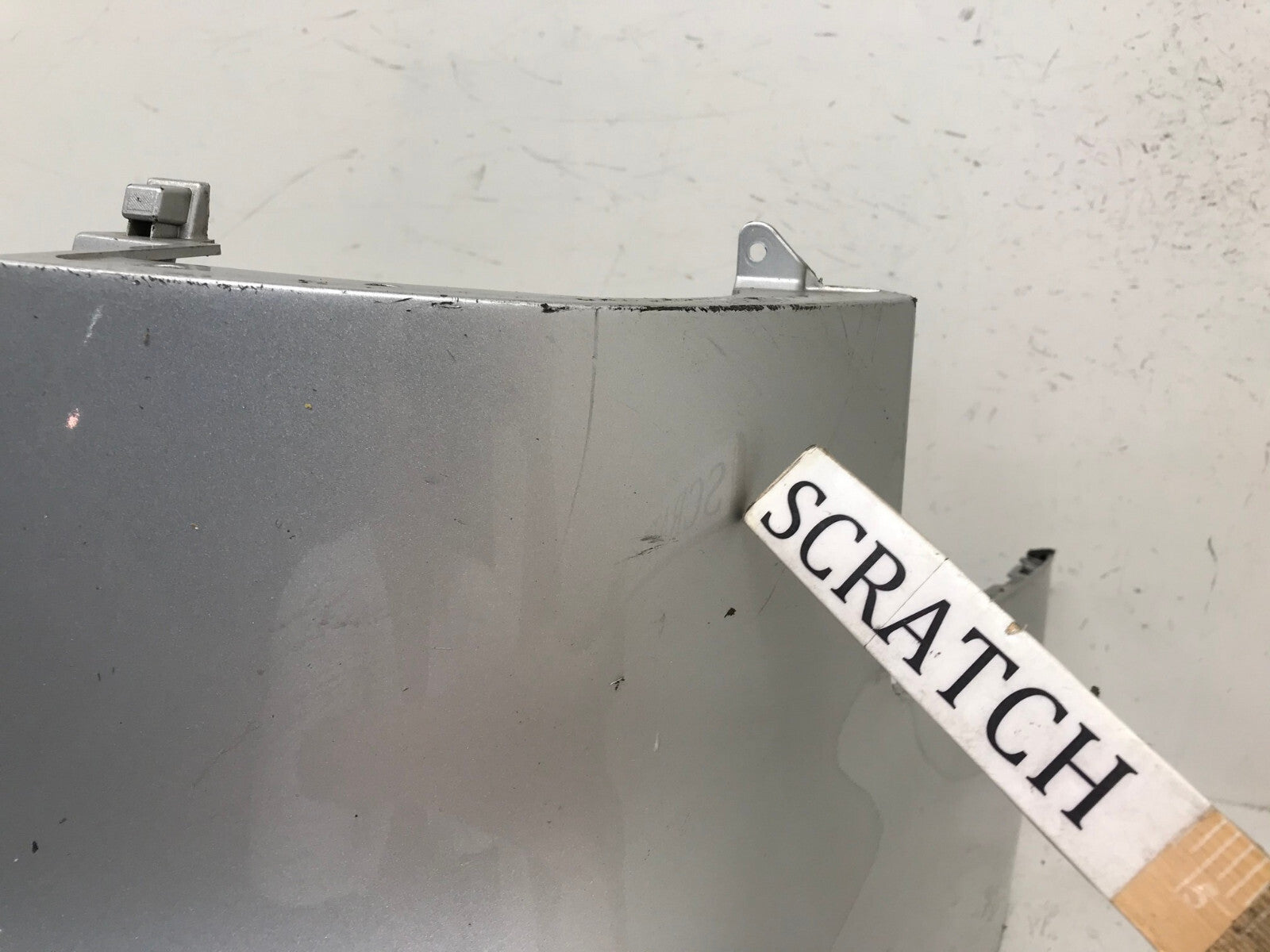 Rear Bumper Cover Silver Kia Sorento EX/Ltd 14-15 w/Sensor Holes 86611-1U500 OEM