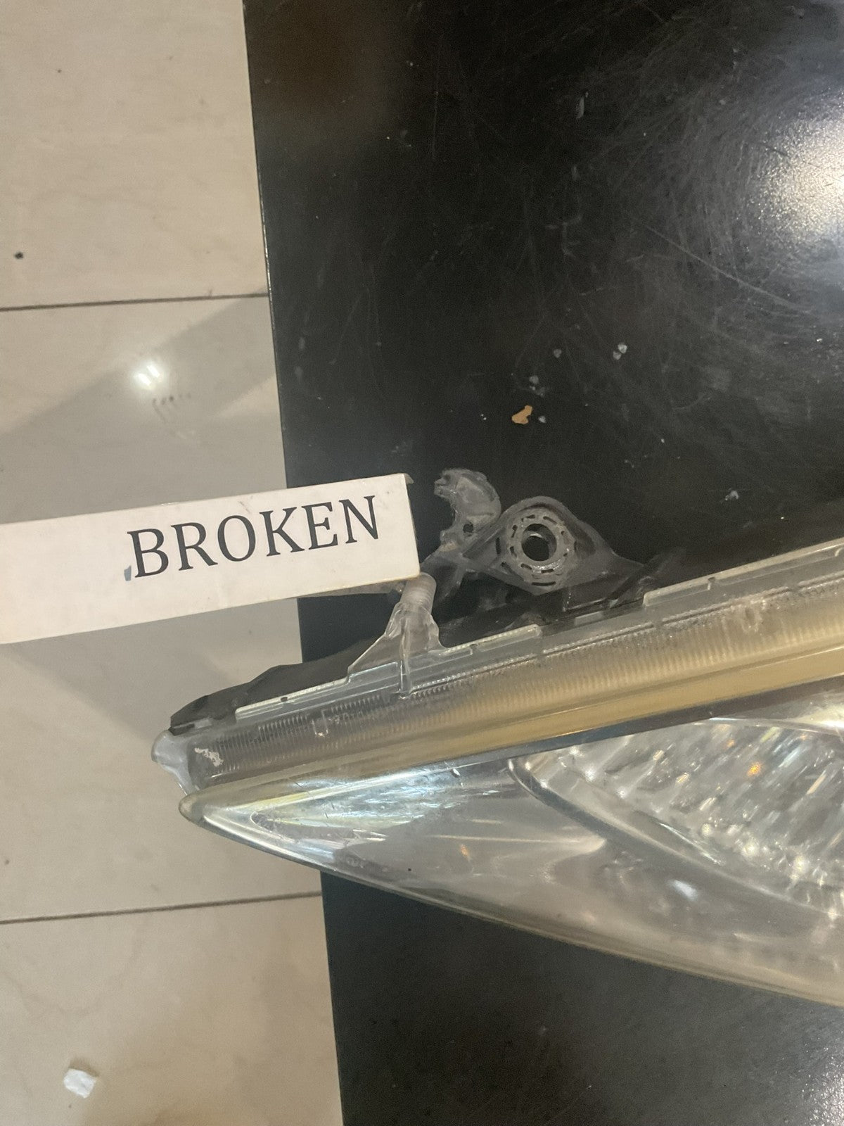Headlight Left Driver LH 2010 Honda Fit Sport CAPA