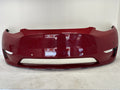 Front Bumper Cover Red 2020-2021 Tesla Model Y W/Sensor Holes 1493745-00-A OEM