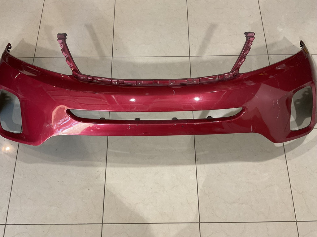 Front Bumper Cover Red 2014 2015 Kia Sorento EX LX 86511+tu500 OEM