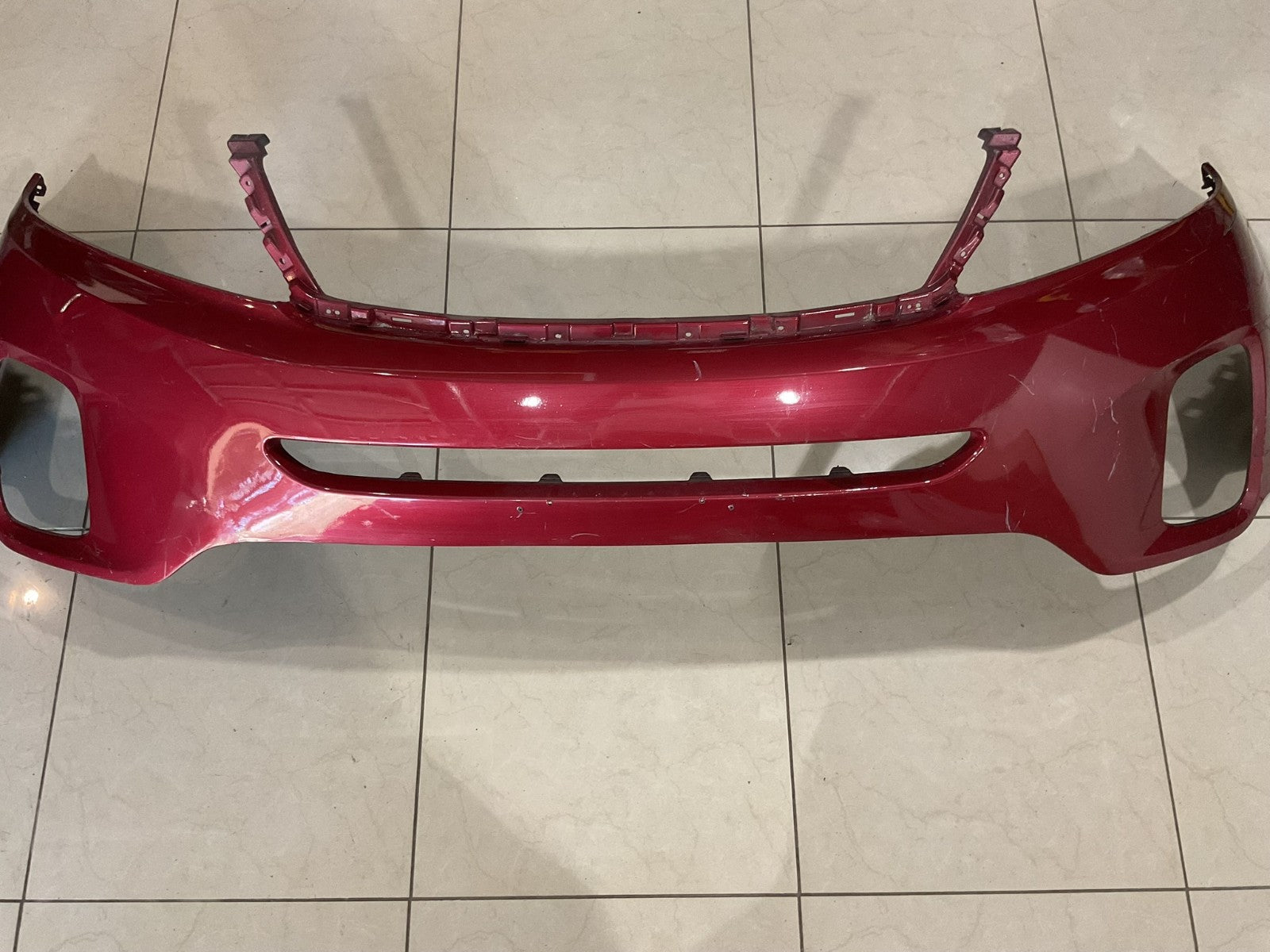 Front Bumper Cover Red 2014 2015 Kia Sorento EX LX 86511+tu500 OEM