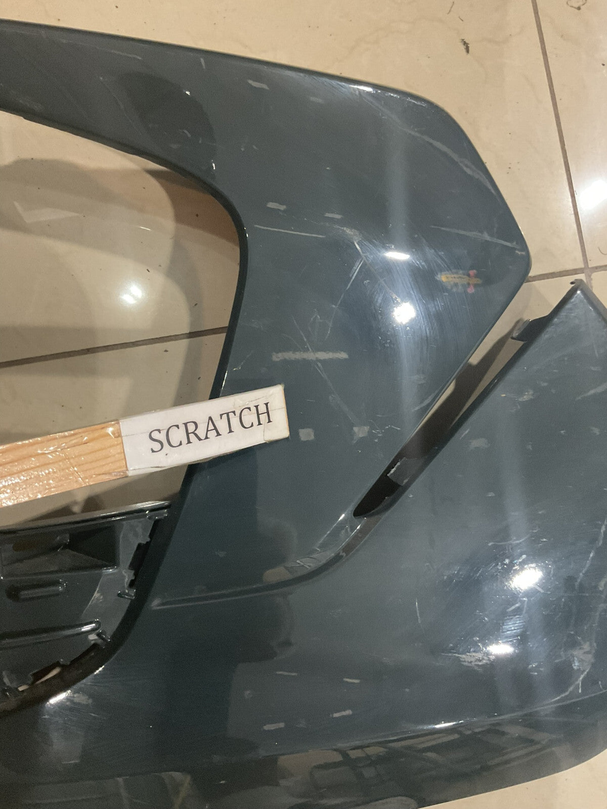Front Upper Bumper Cover Grey 2024 Chevrolet Trax CAPA